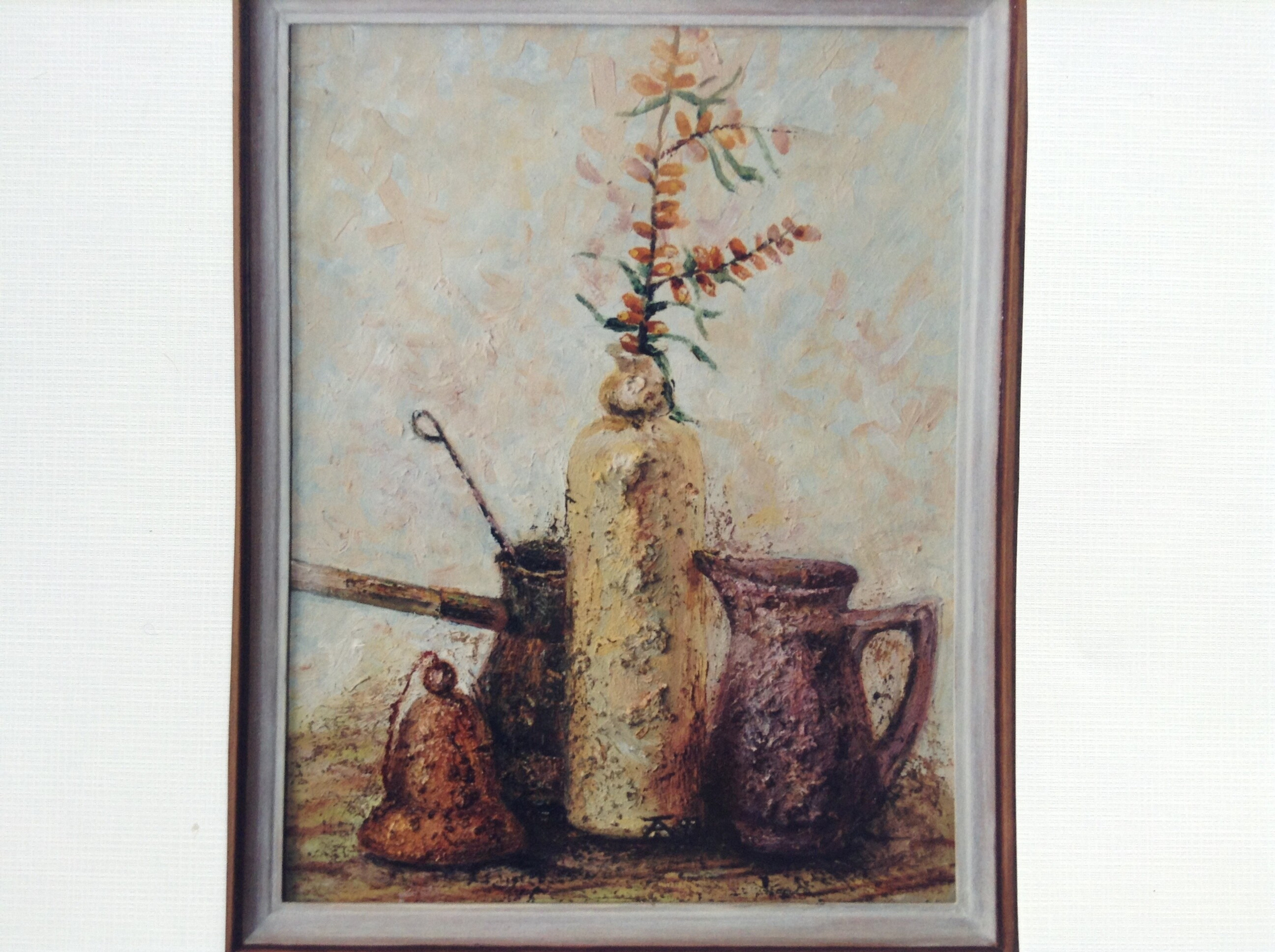 «Утро» оргалит, масло 35х55 см