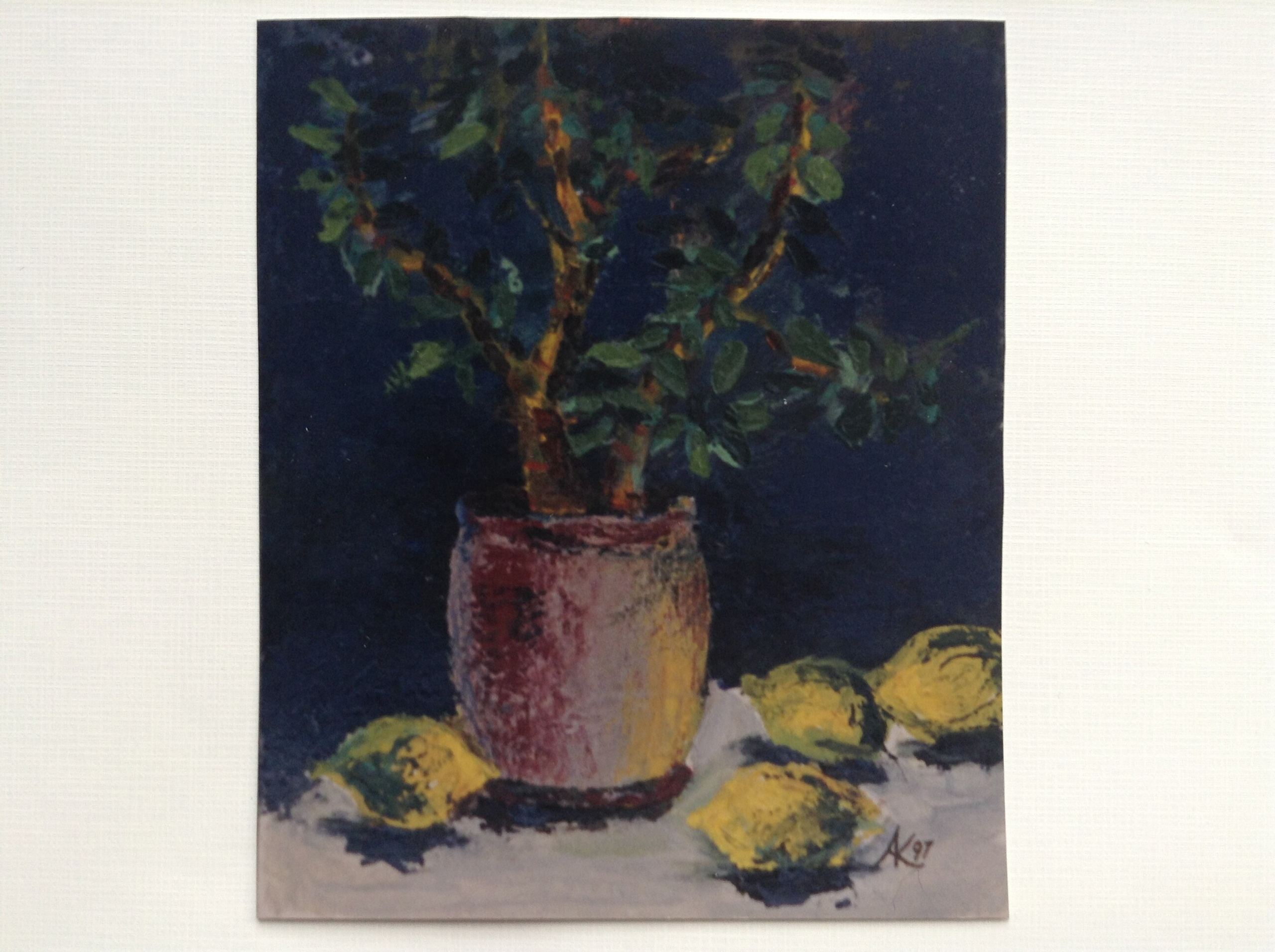 «Ночь» оргалит, масло 30х40 см