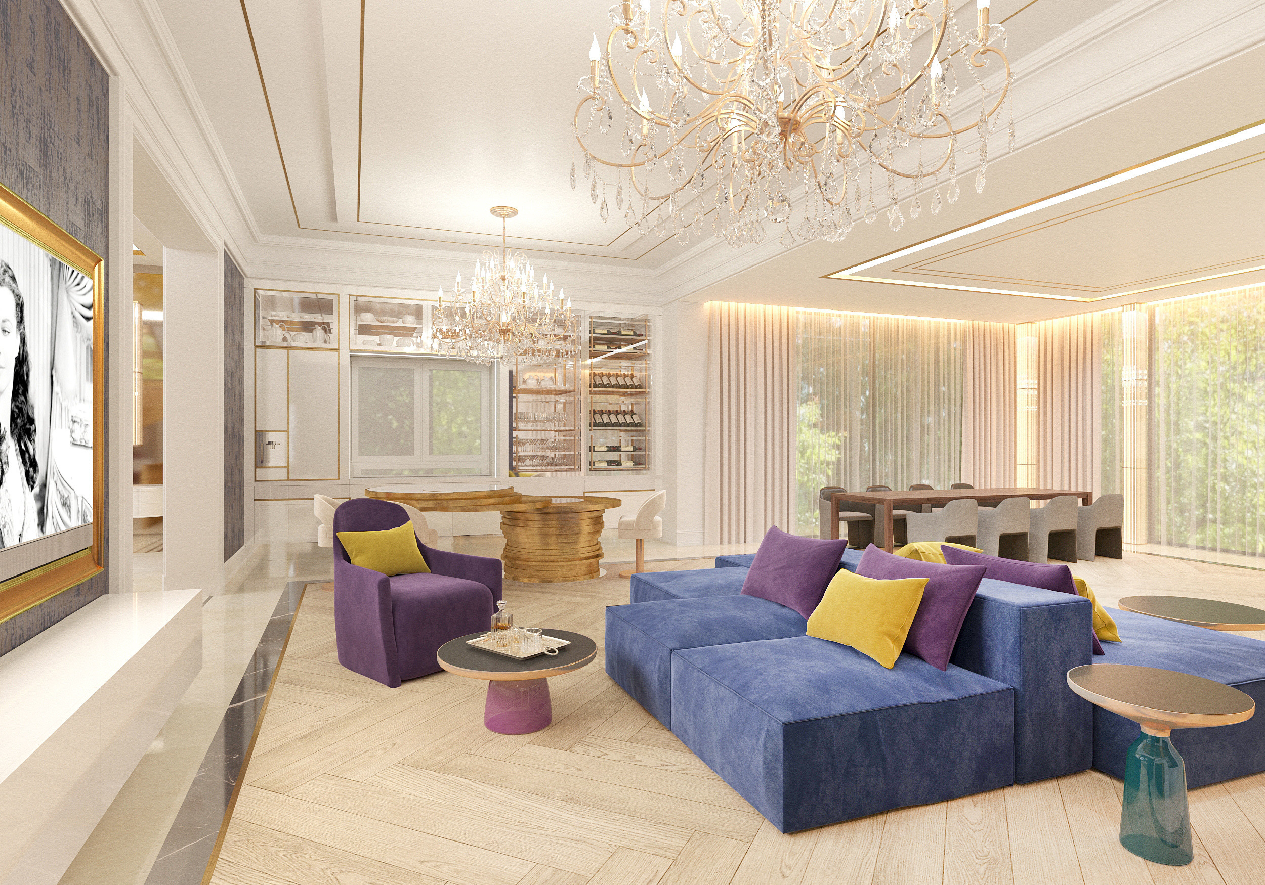 Проект Барвиха Дизайн проект Дизайн интерьера