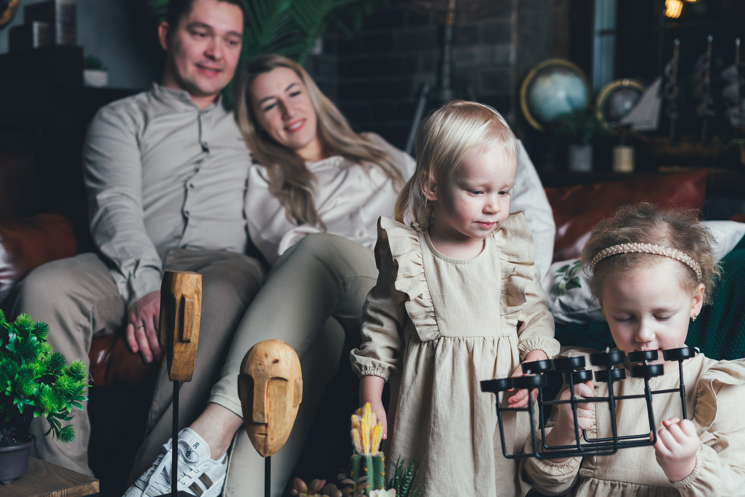 Ольга с семьей, Ногинск, студия Celebrity. Наталья Дукалова фотограф Щелково Королев Пушкино Москва Балашиха