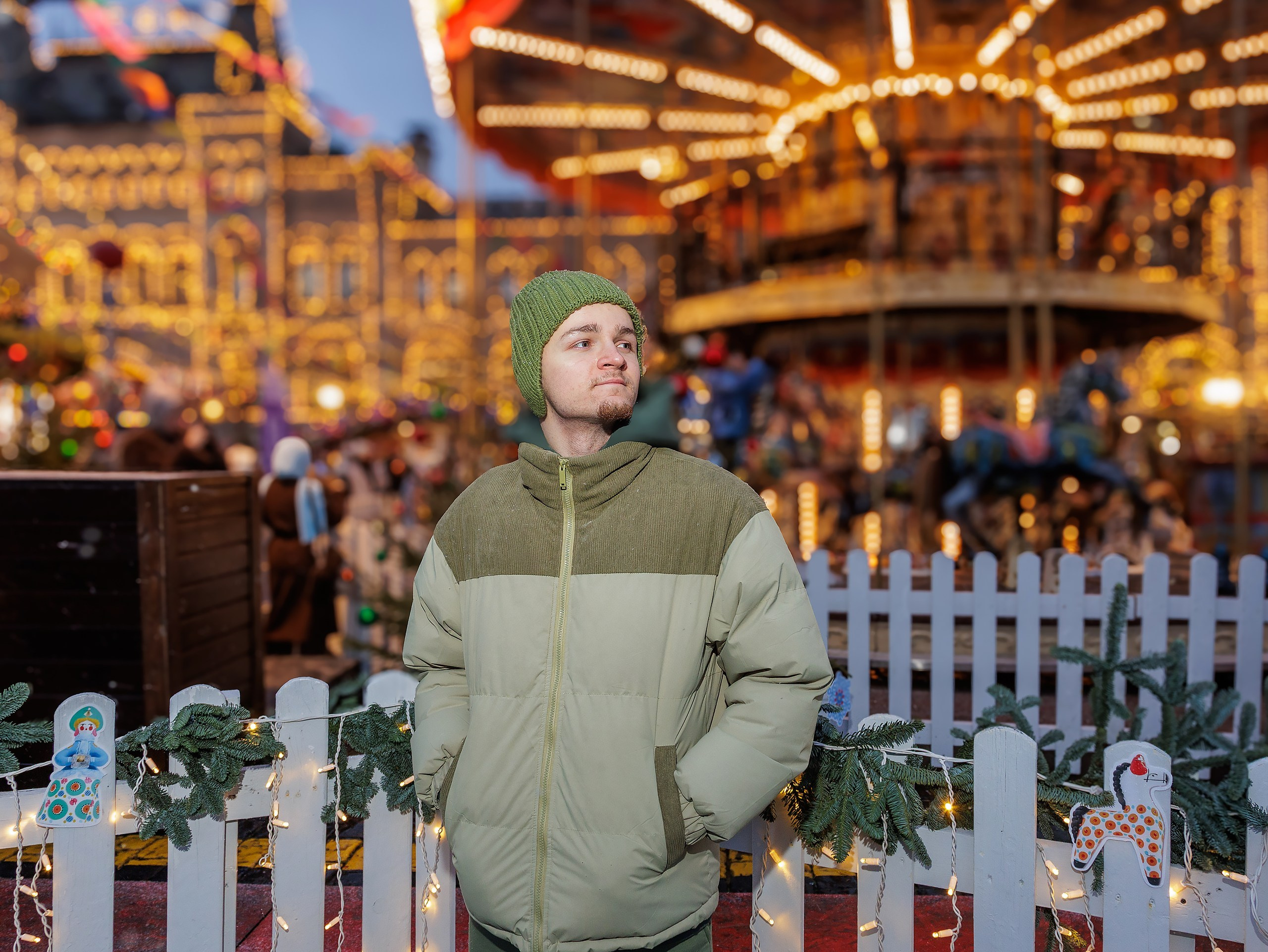 Новогодняя прогулка. Фотограф Алексей Зозин в Москве