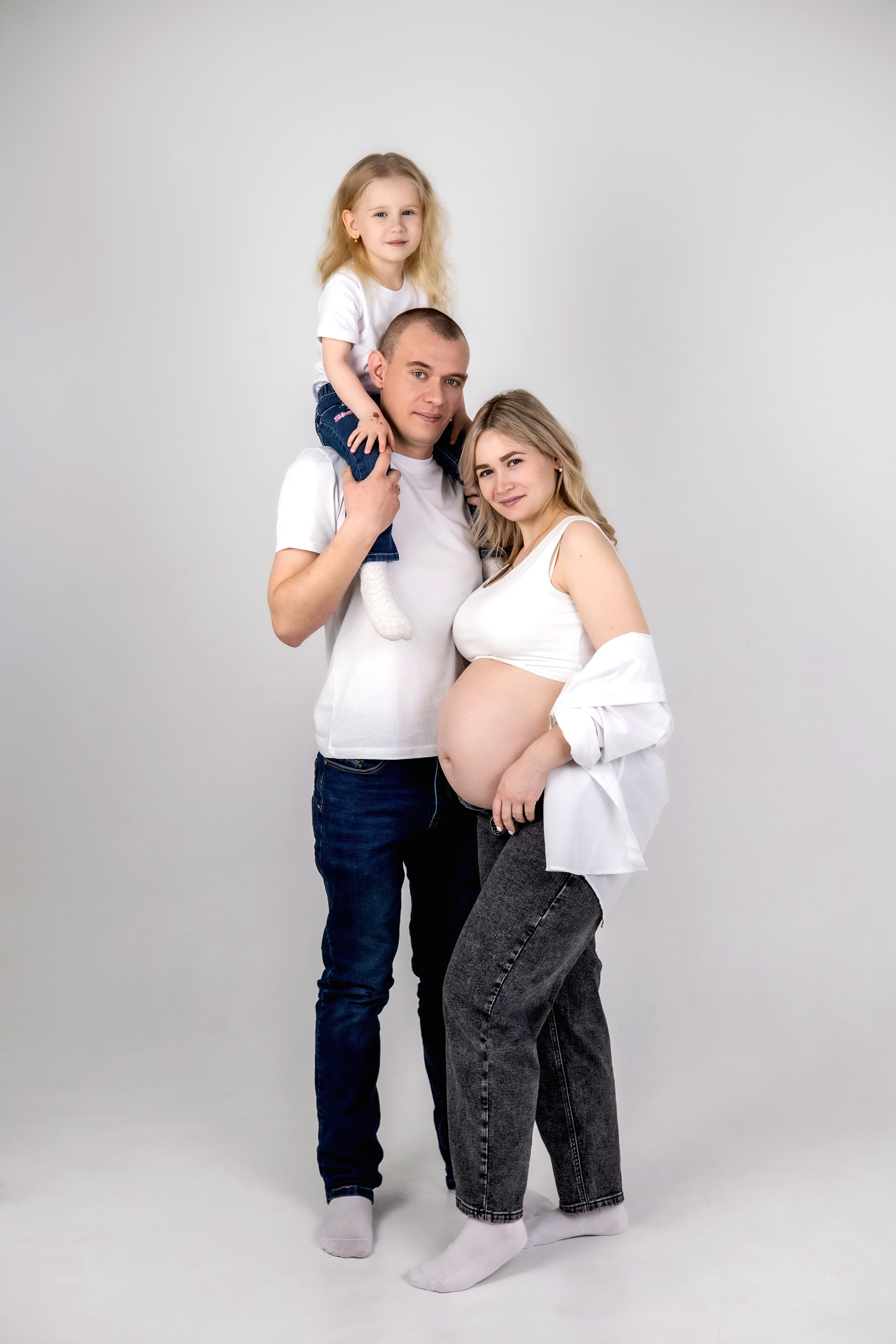 Наташа и семья. Фотограф Надежда Лукьянова