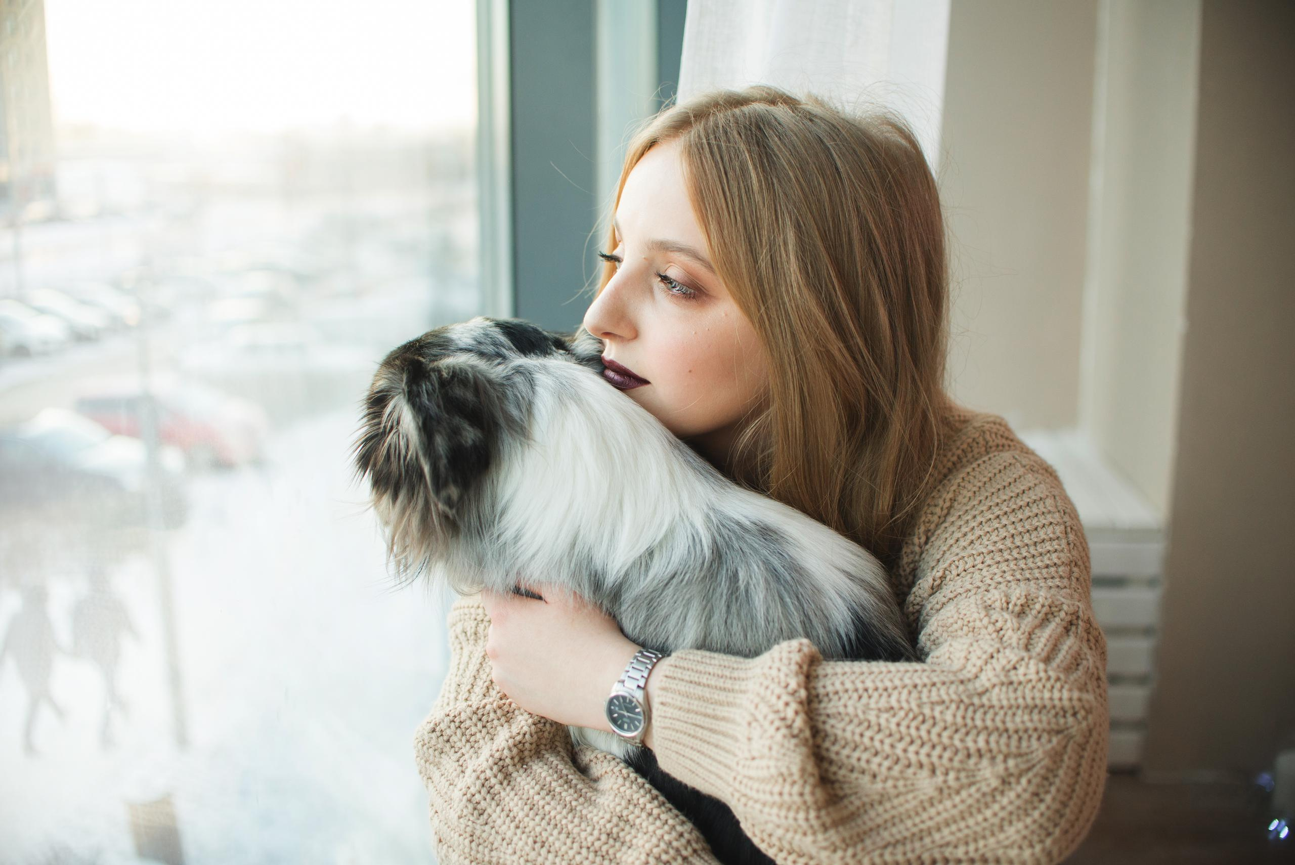 Настя, Илья и Тейс. Новогодняя съемка 2021. Дог-фотограф в Тюмени Александра Королева