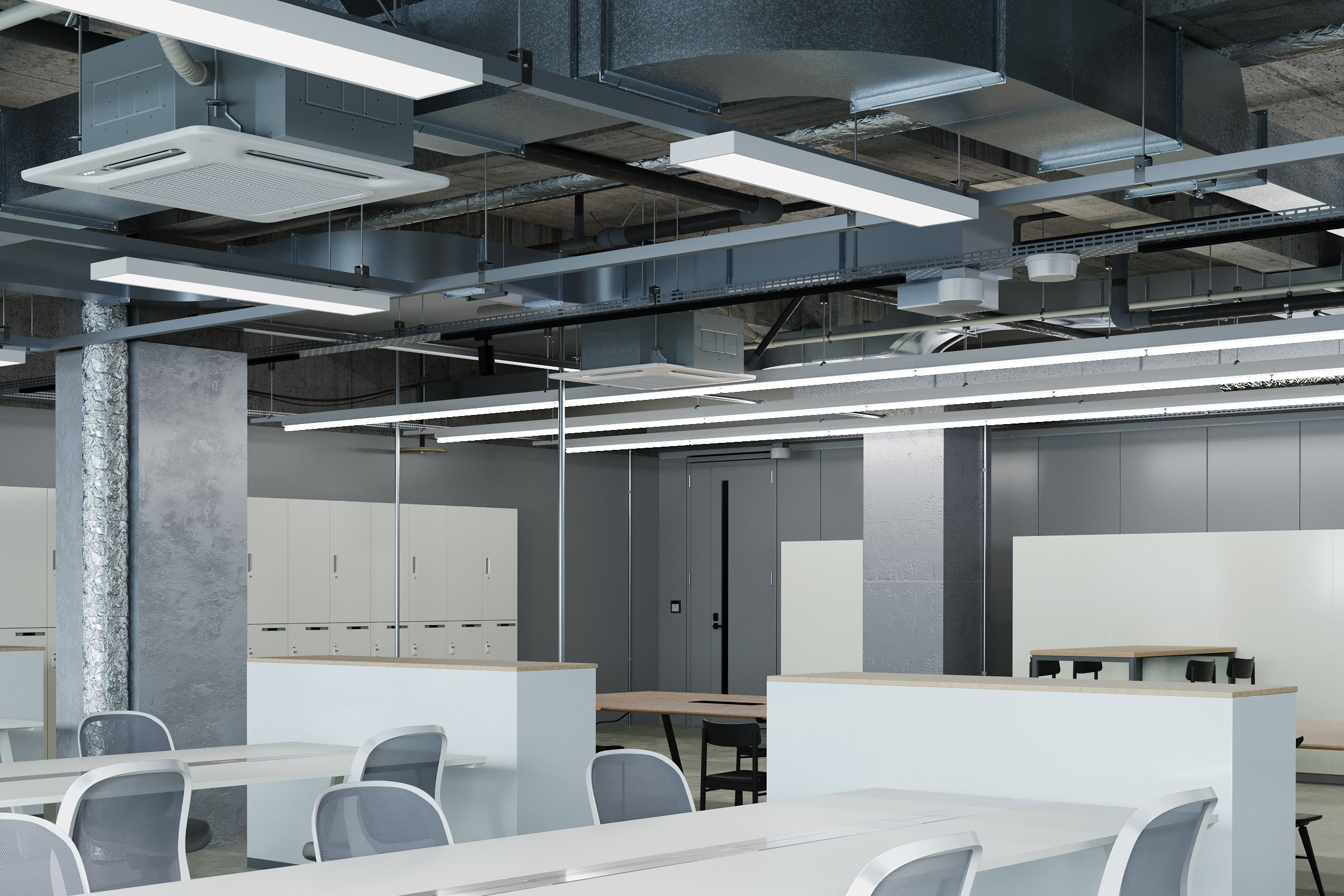 Офис. 3D визуализация