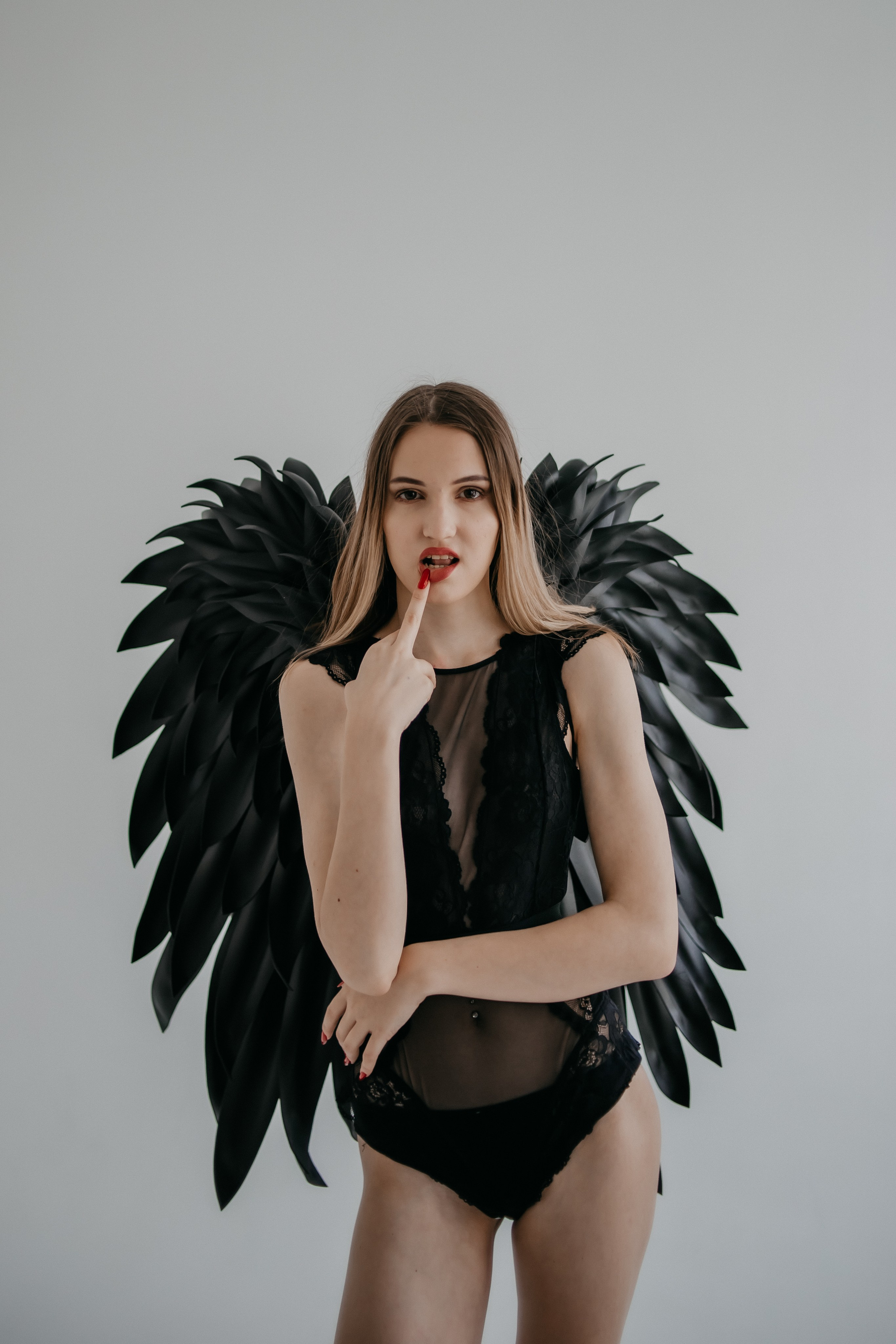 Татьяна. Черный ангел. Фотограф Регина Крикунова г. Красноярск