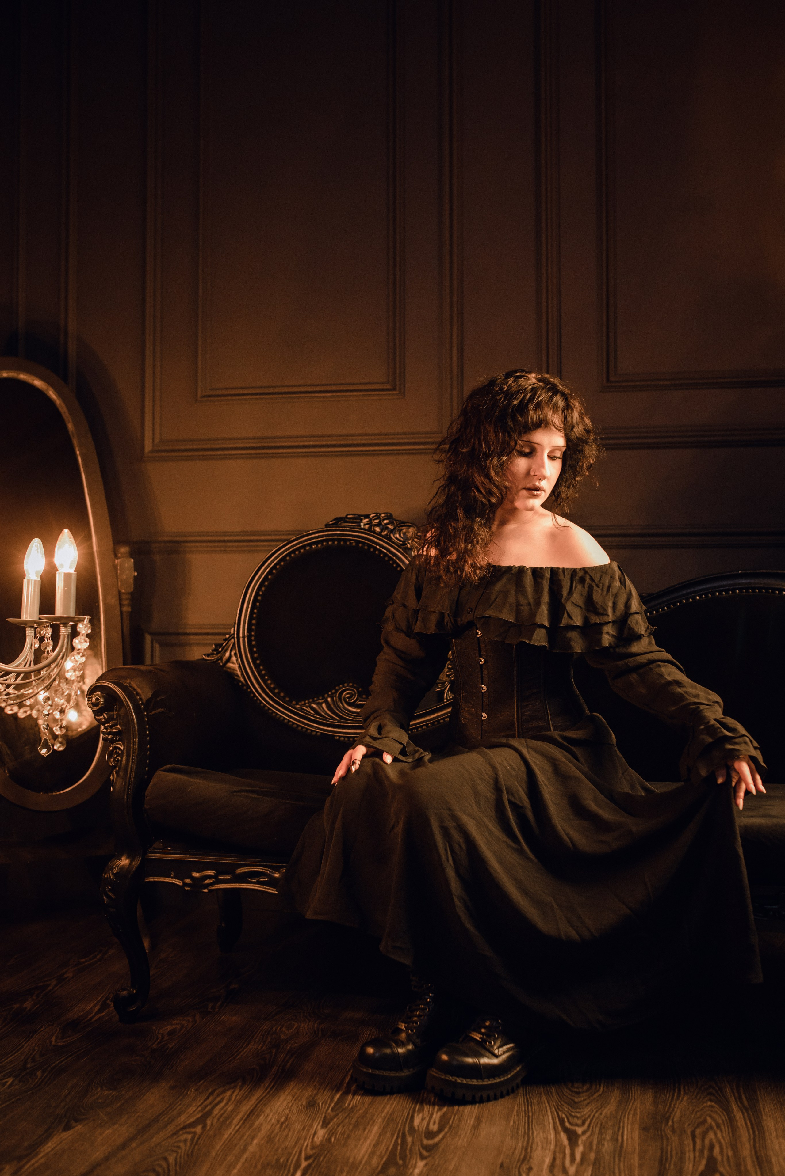 Портретная фотосессия в СПб, игра с образом и характером