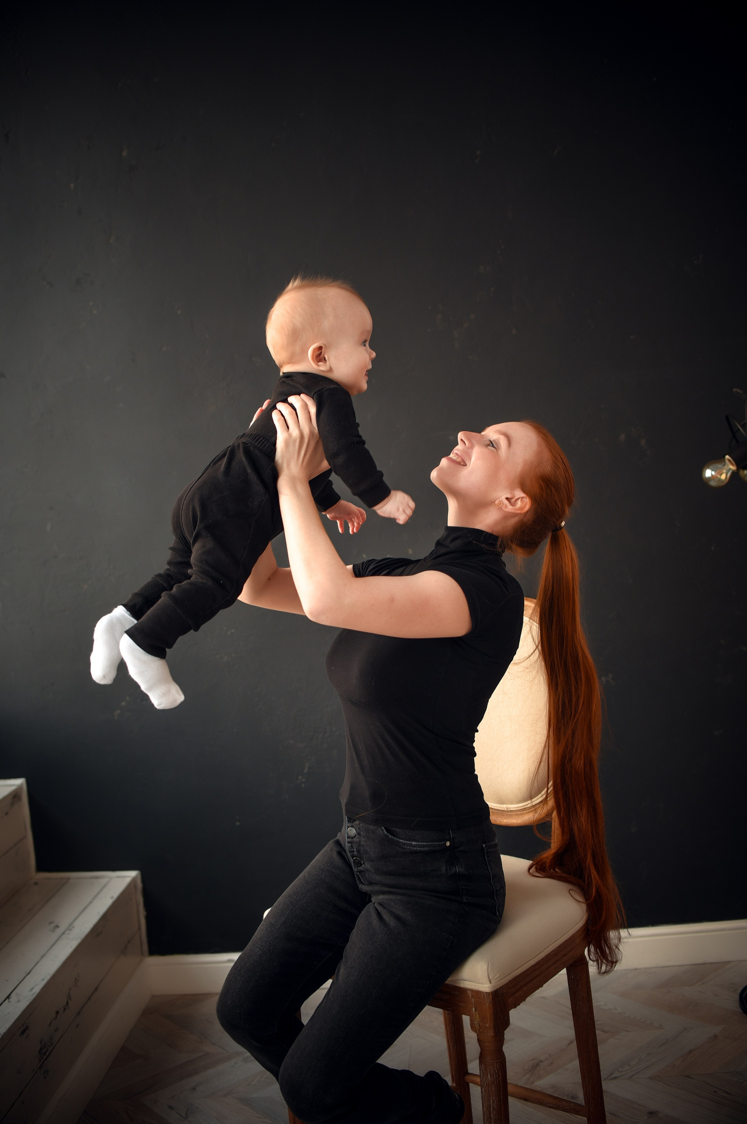 Семейная студийная фотосессия 3. Свадебный, семейный, детский, контент фотограф в Омске Максим Ильин