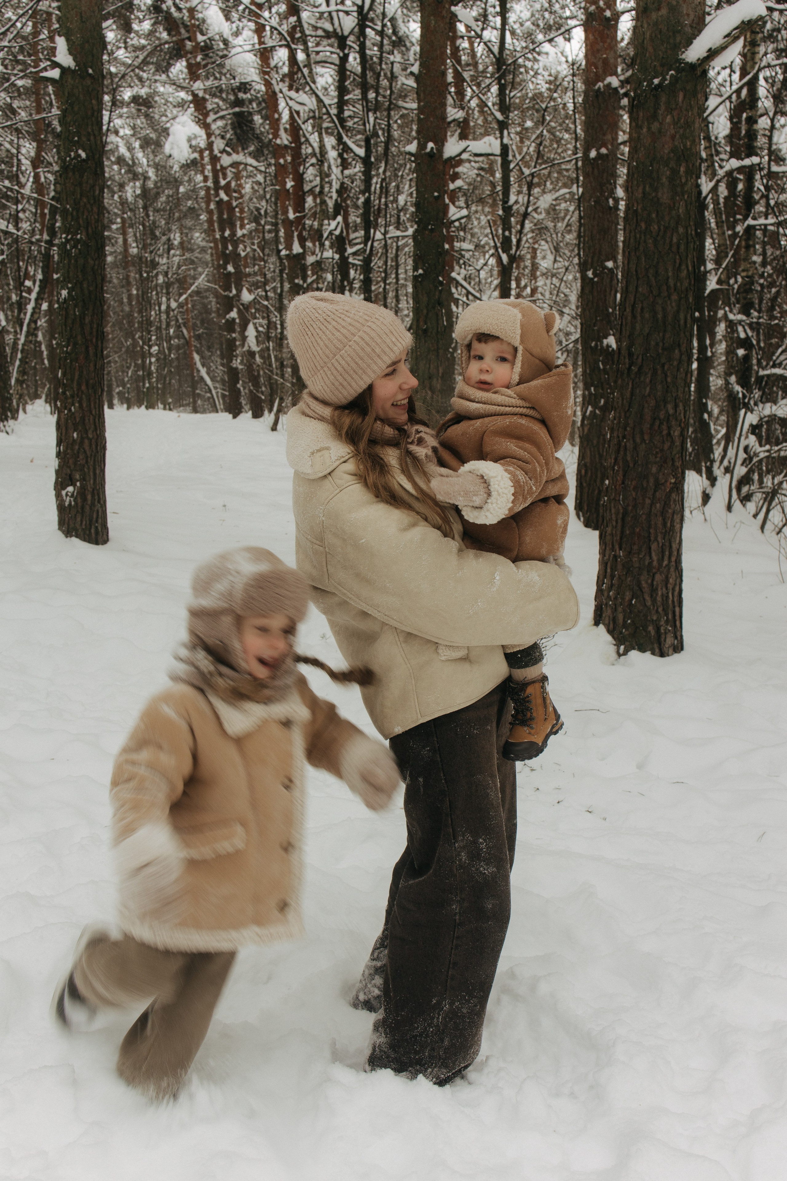 Снежный лес. Фотограф Анастасия Бобылева, Москва и Московская область