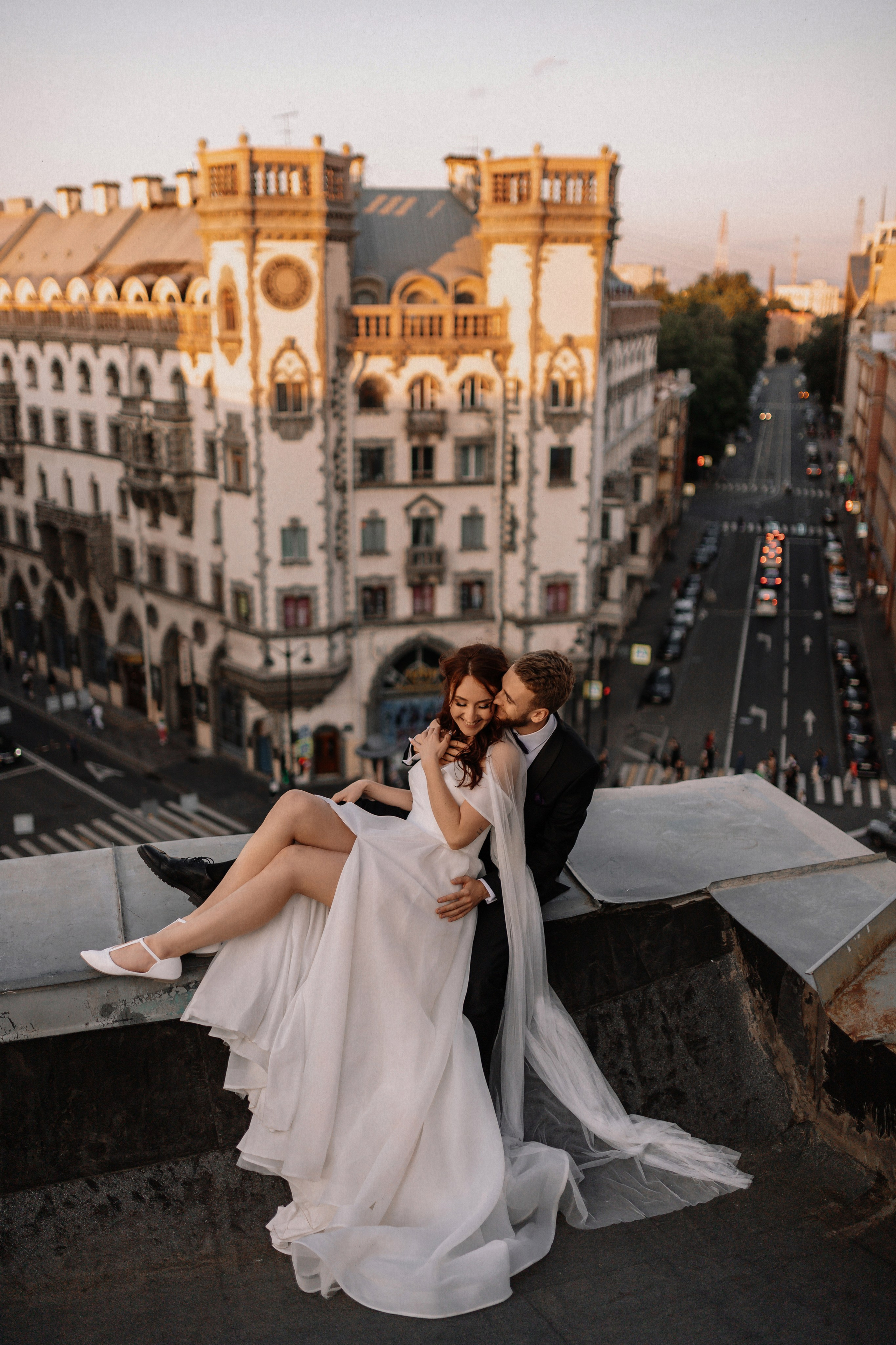 Крыша Петроградки. Николь — ваш любимый фотограф в Санкт-Петербурге