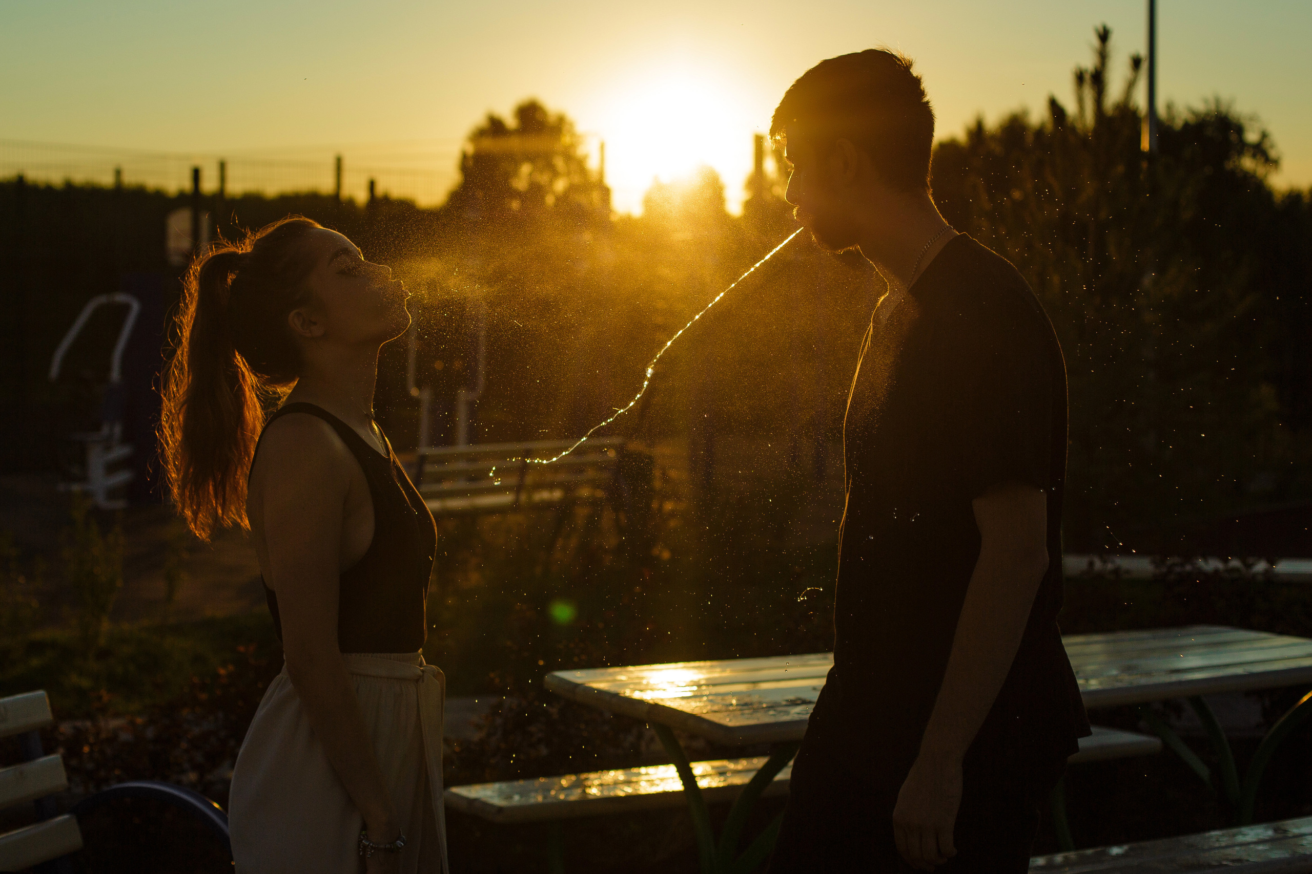 Прогулка двух влюбленных. Портретный фотограф в Кемерово Алеся Цайтлер