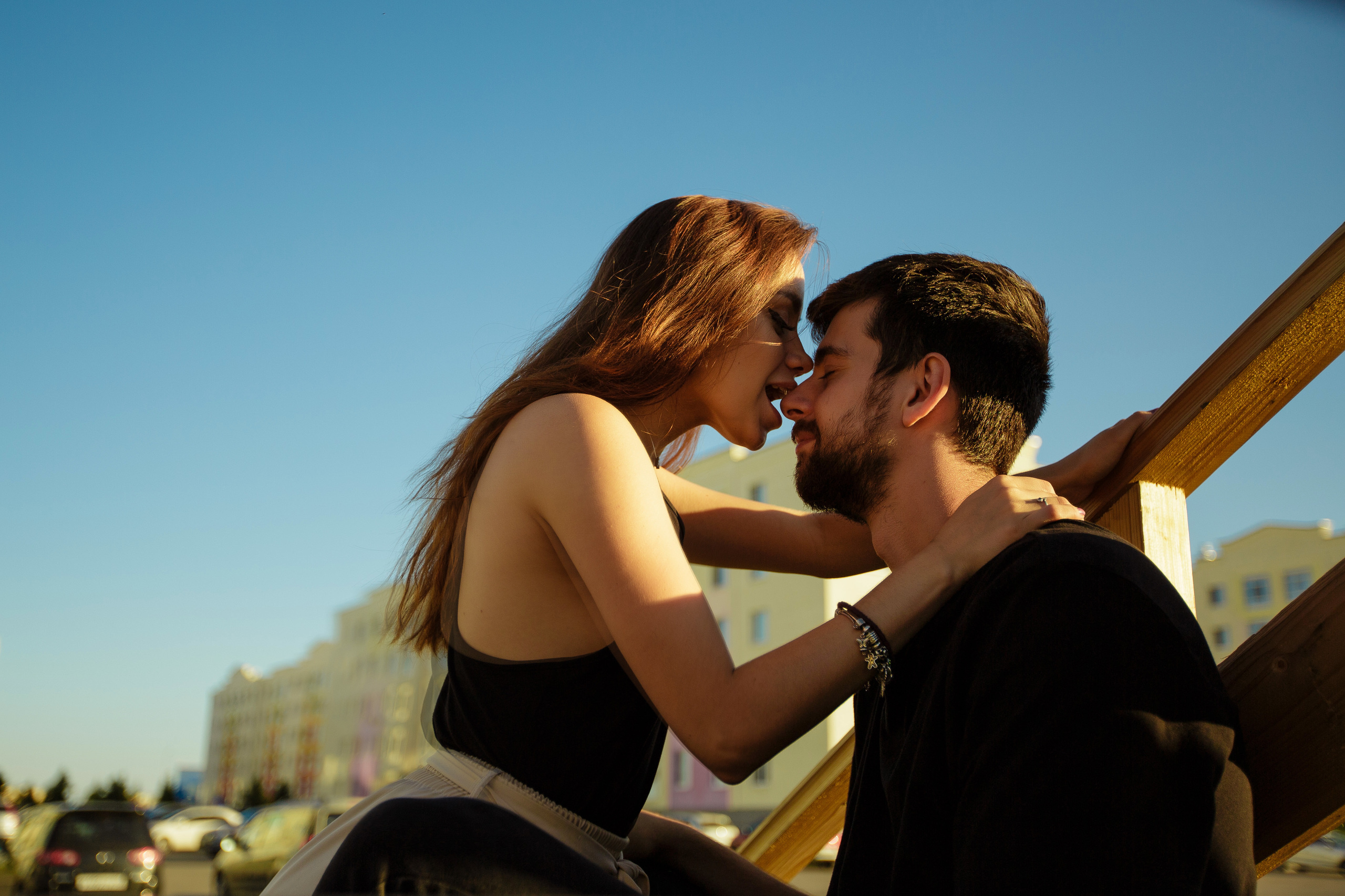 Прогулка двух влюбленных. Портретный фотограф в Кемерово Алеся Цайтлер