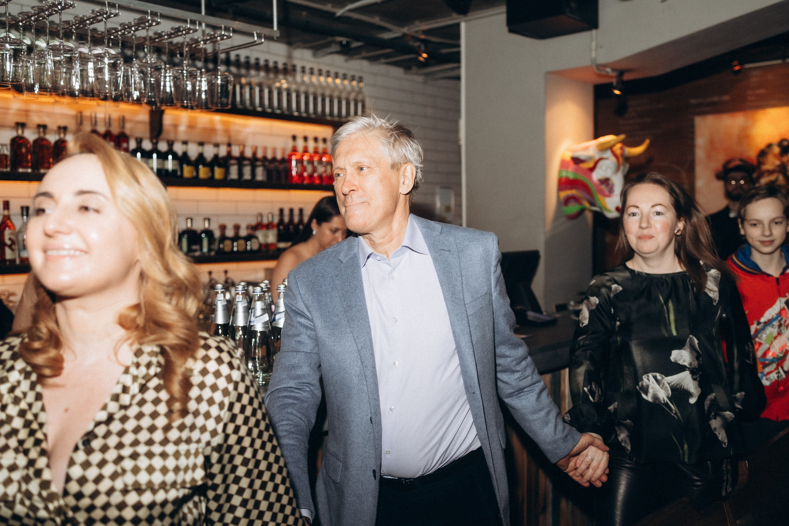 Новогодний корпоратив ресторан Рибай. Фотограф Артем Бросов в Санкт-Петербурге и Дубае