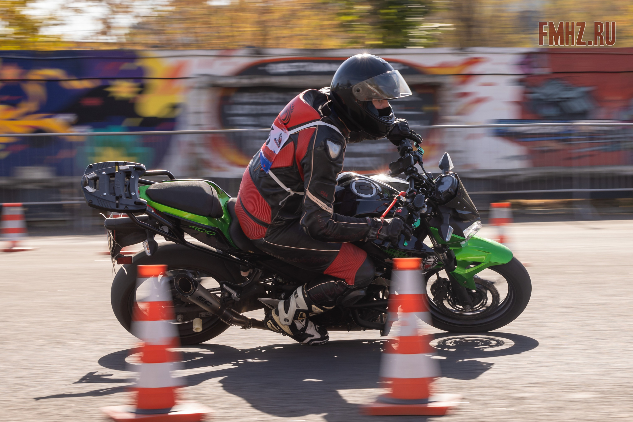 Соревнования по мотоджимхане на площадке Мосгортранс 15.09.2024. Фотограф Владимир Охрименко