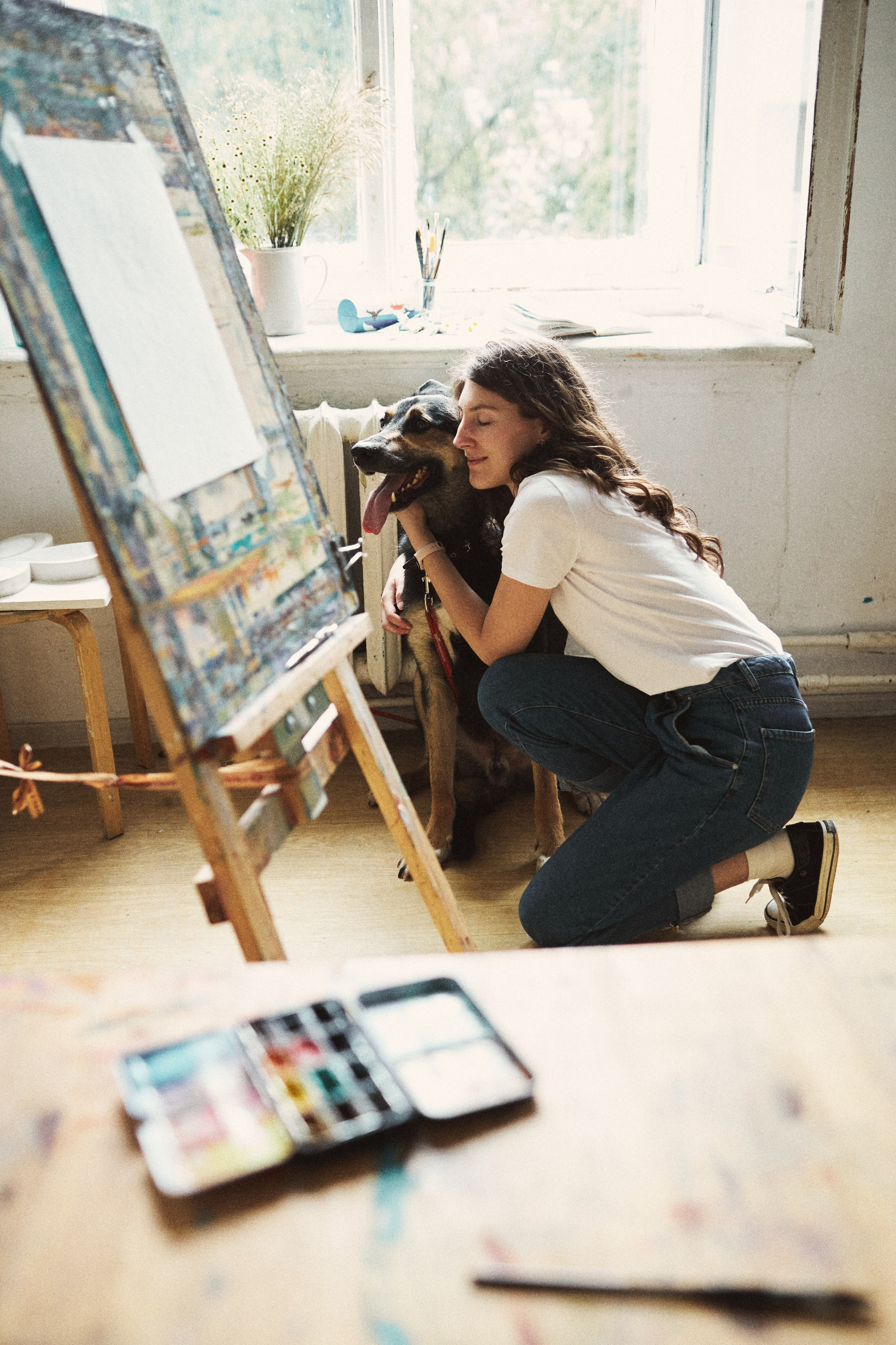 Валет в художественной мастерской