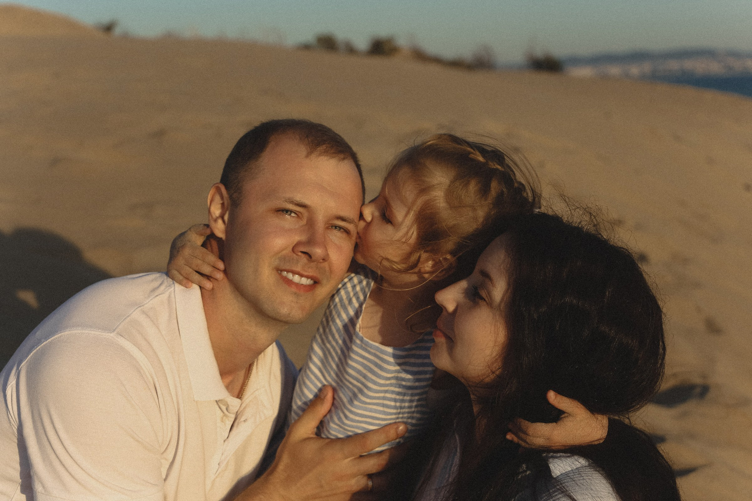 Семейная фотосессия на пляже. Семейный, love story, свадебный фотограф Анапа