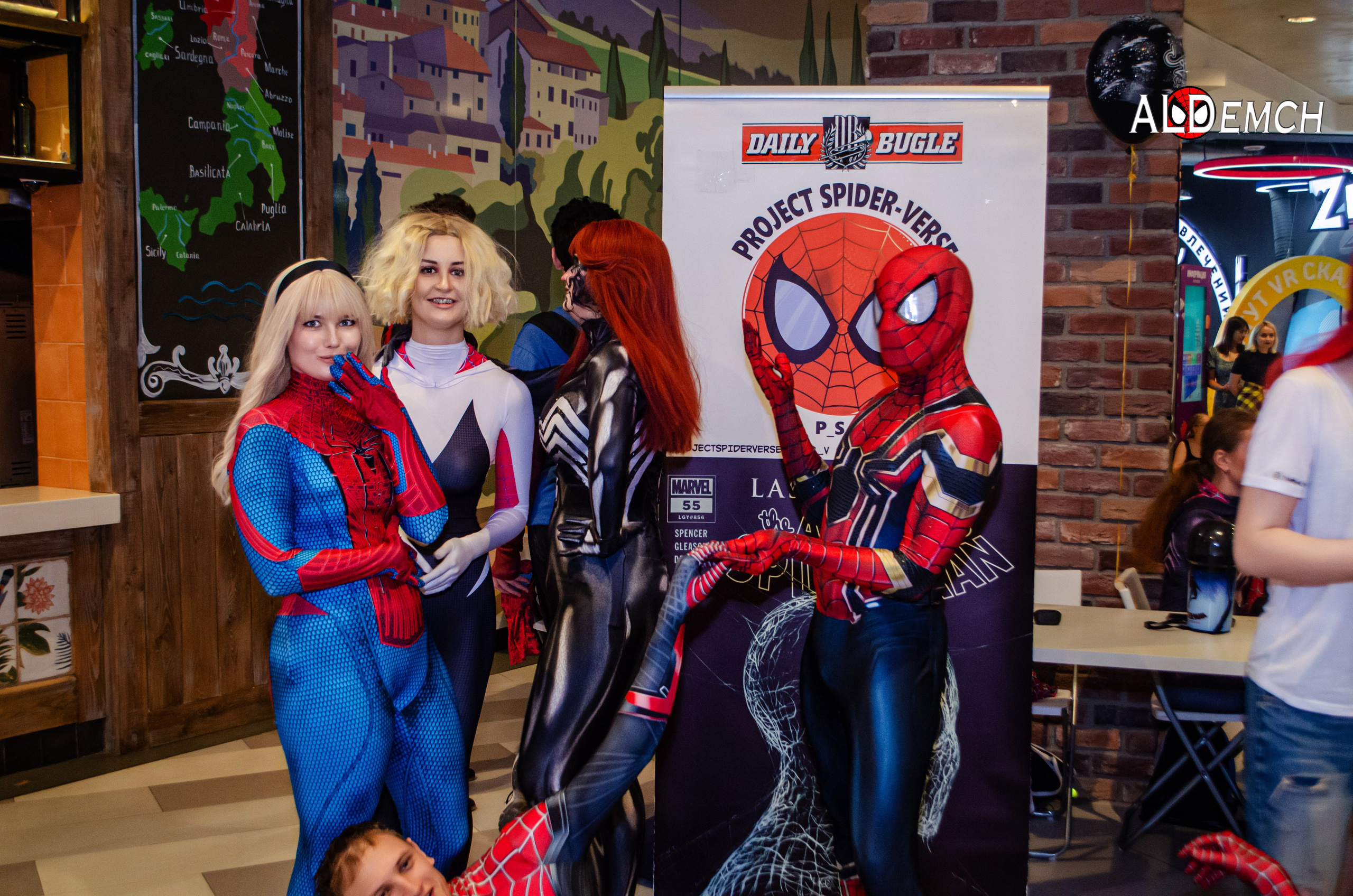 Фотосессия на Дне рождения Человека-Паука в Москве