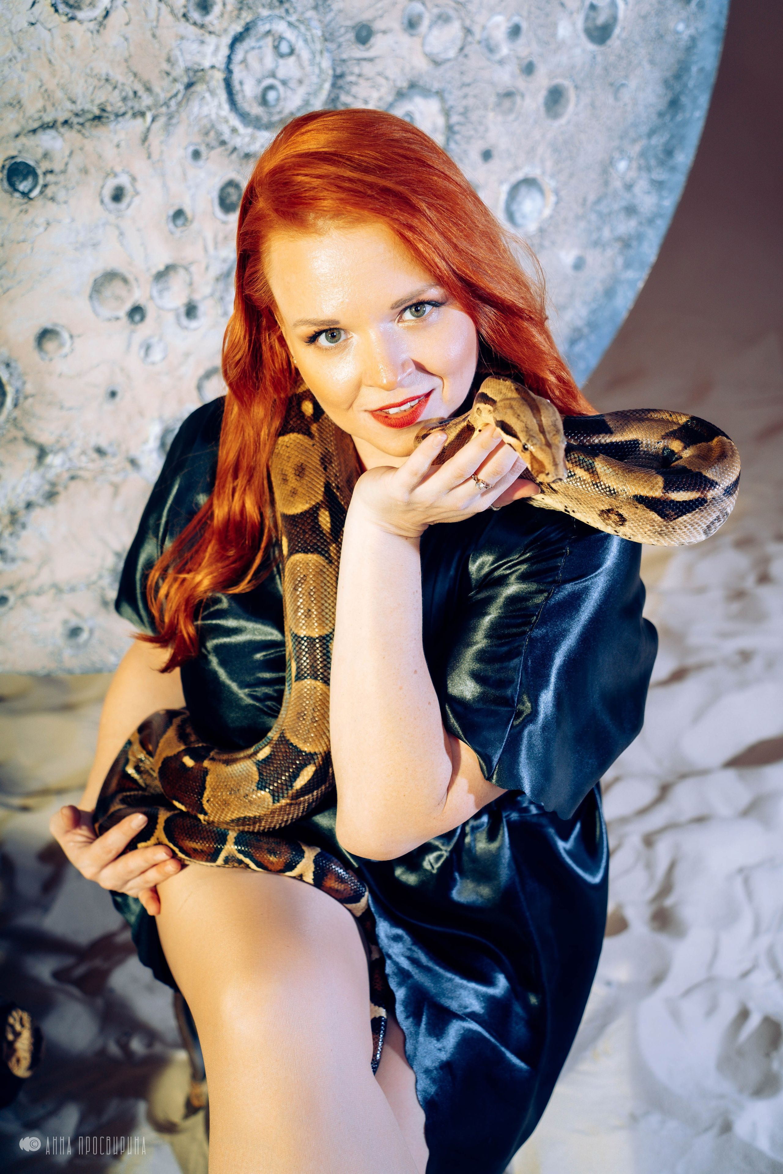 Новогодняя съемка с символом года для проекта Dolce Donna. Ваш фотограф в Санкт-Петербурге Анна Просвирина