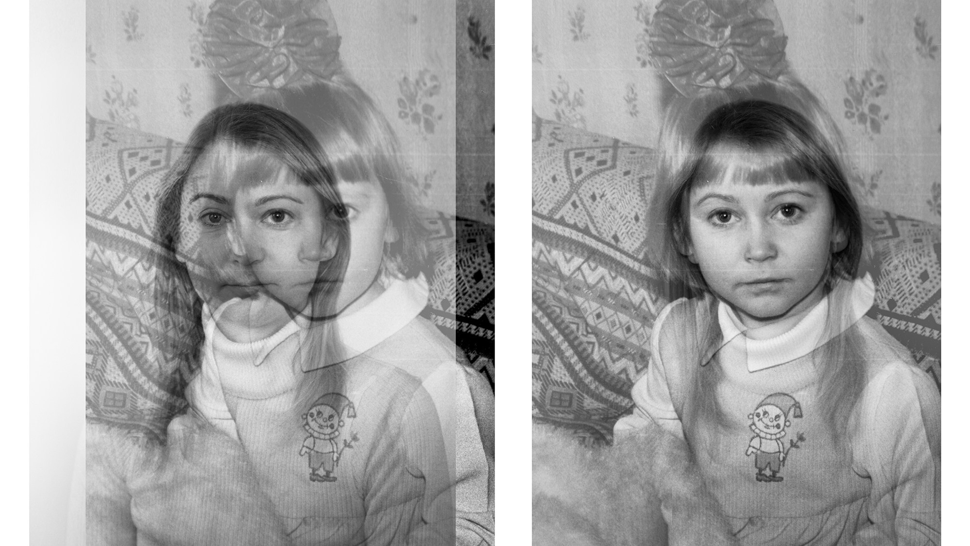 Евгения. 5 лет и 39 лет. "Я продолжаю удивляться простым вещам. Когда общаюсь с человеком, то представляю, какой он был в детстве".