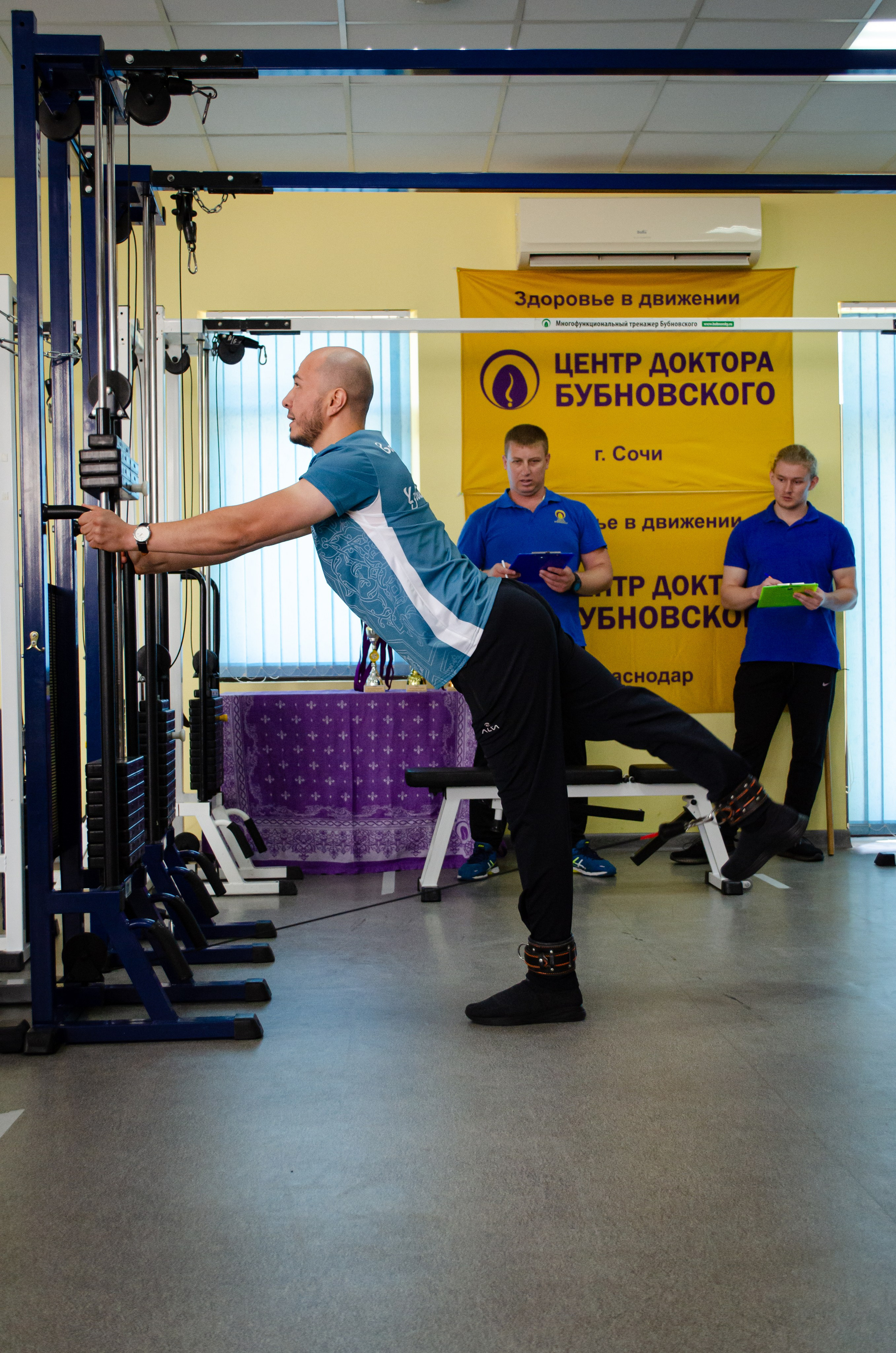 Медицинское спортивное мероприятие. Фотограф