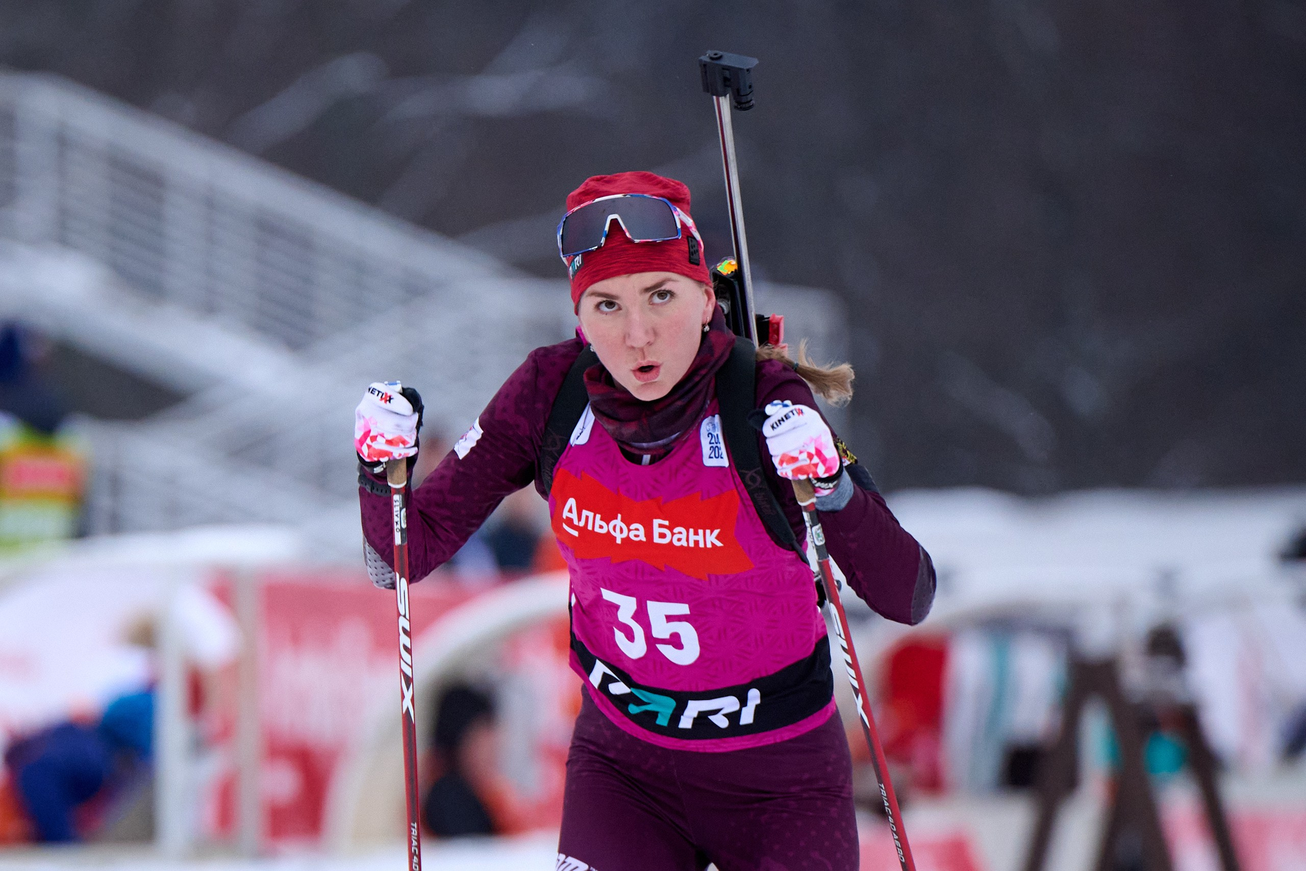 Биатлон. Чемпионат России — 2024/2025, 3-й этап, Ижевск. Ижевская винтовка. Спортивный репортажный фотограф в Ижевске Сергей Мерзляков