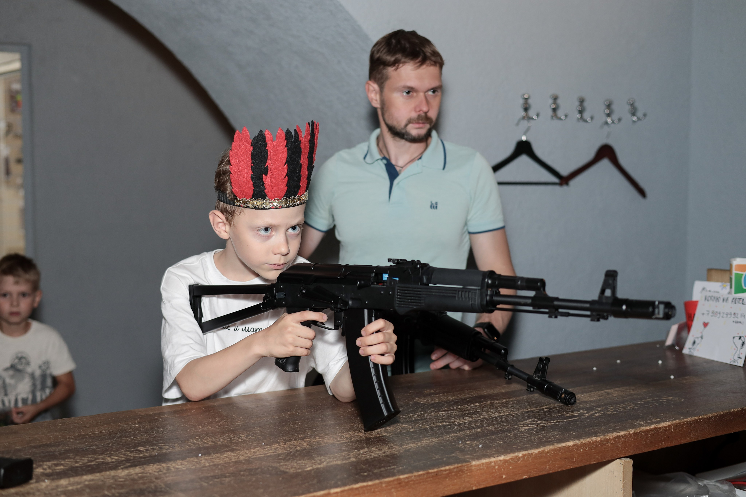 День рождение в стрелковом клубе. Фотограф Надршина Лилия