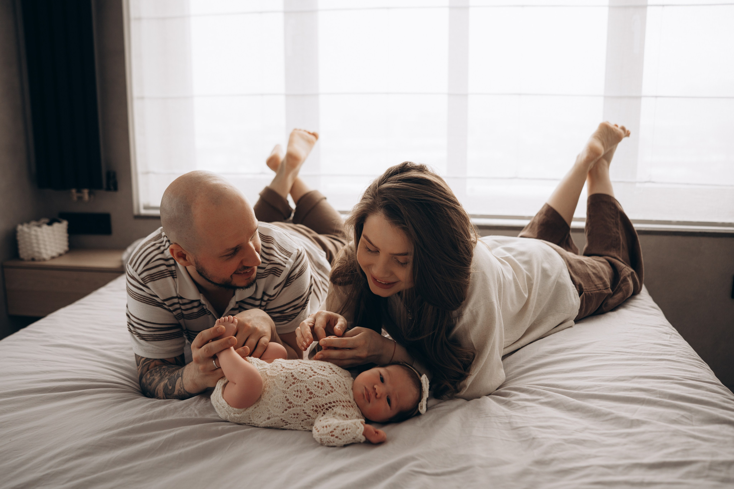 0-2 месяца. Фотограф Новорожденных в Москве. Семейные истории в стиле LIFE