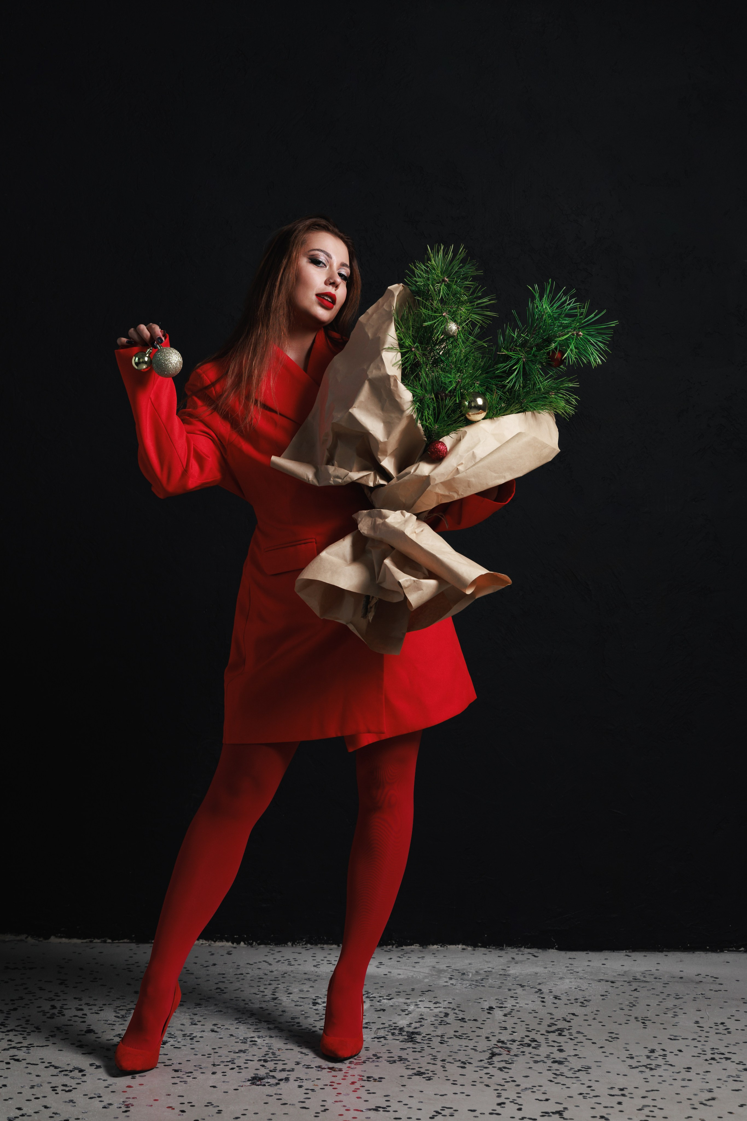 Алина_новогодний минимализм. Фотограф Воронеж, Новая Усмань Мария Бублик