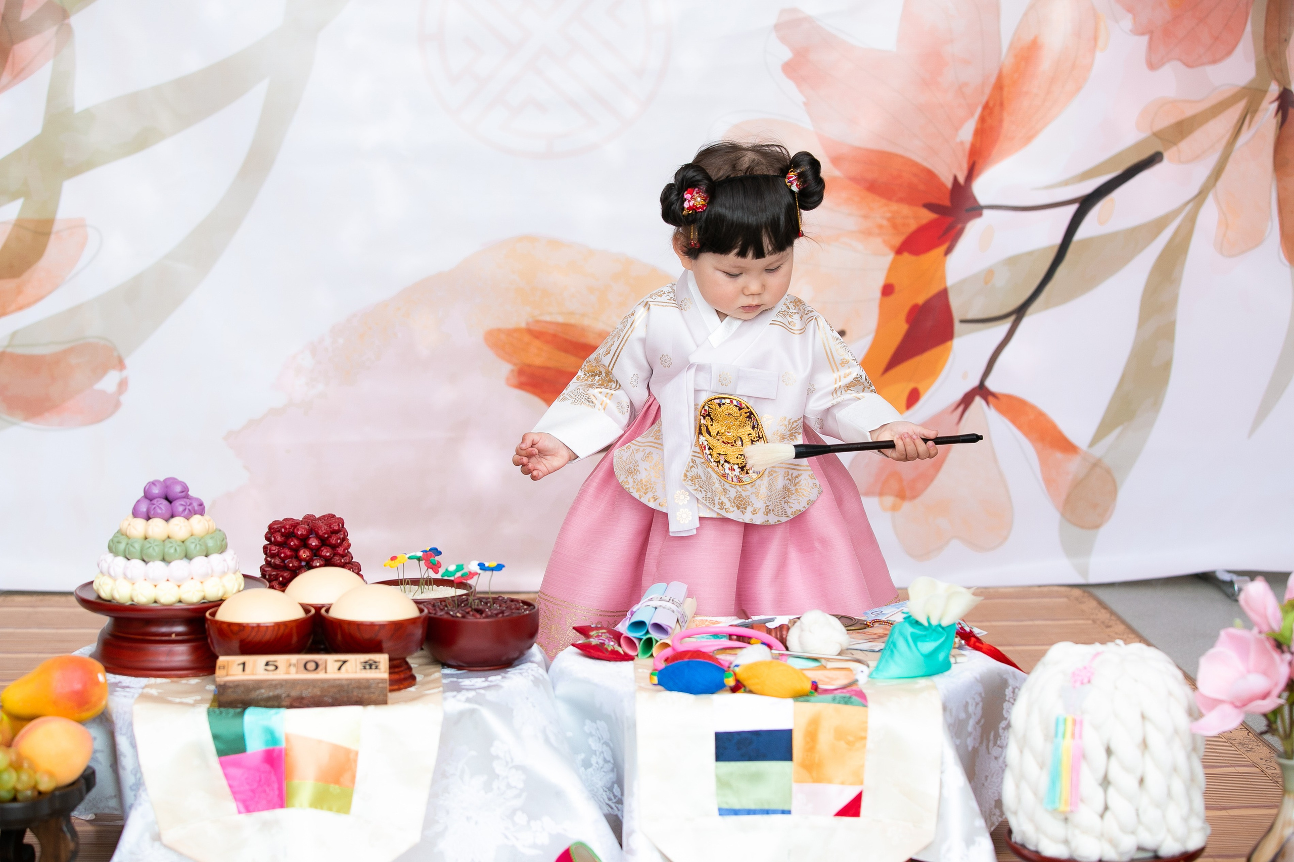 첫돌 Утренняя церемония (малыши). «Инбок» Фото студия