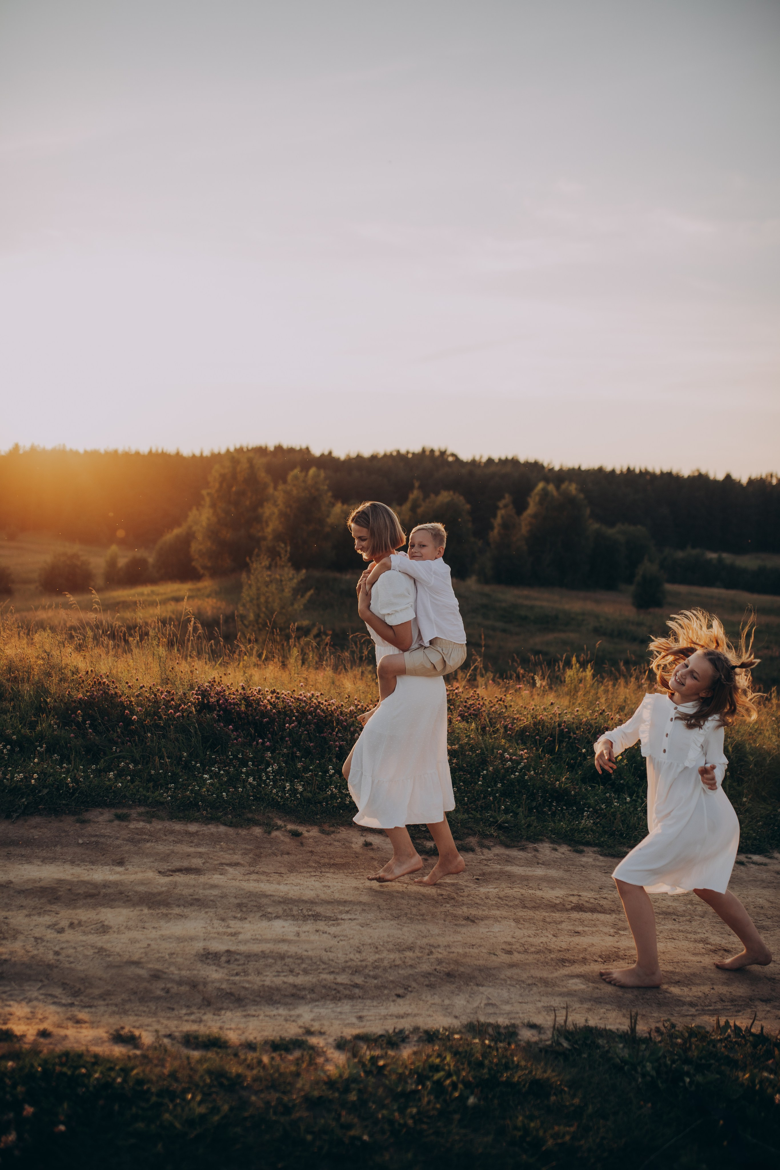 Летний закат. Семейный фотограф Кристина Шахура