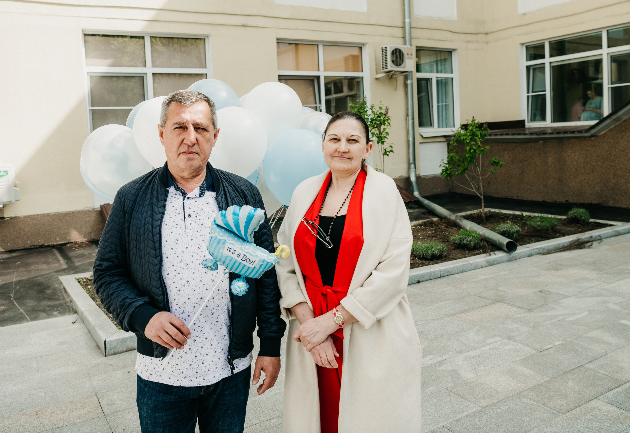 Выписка Амира. ГКБ Ерамишанцева. Фотограф на выписку из роддома в Москве и МО