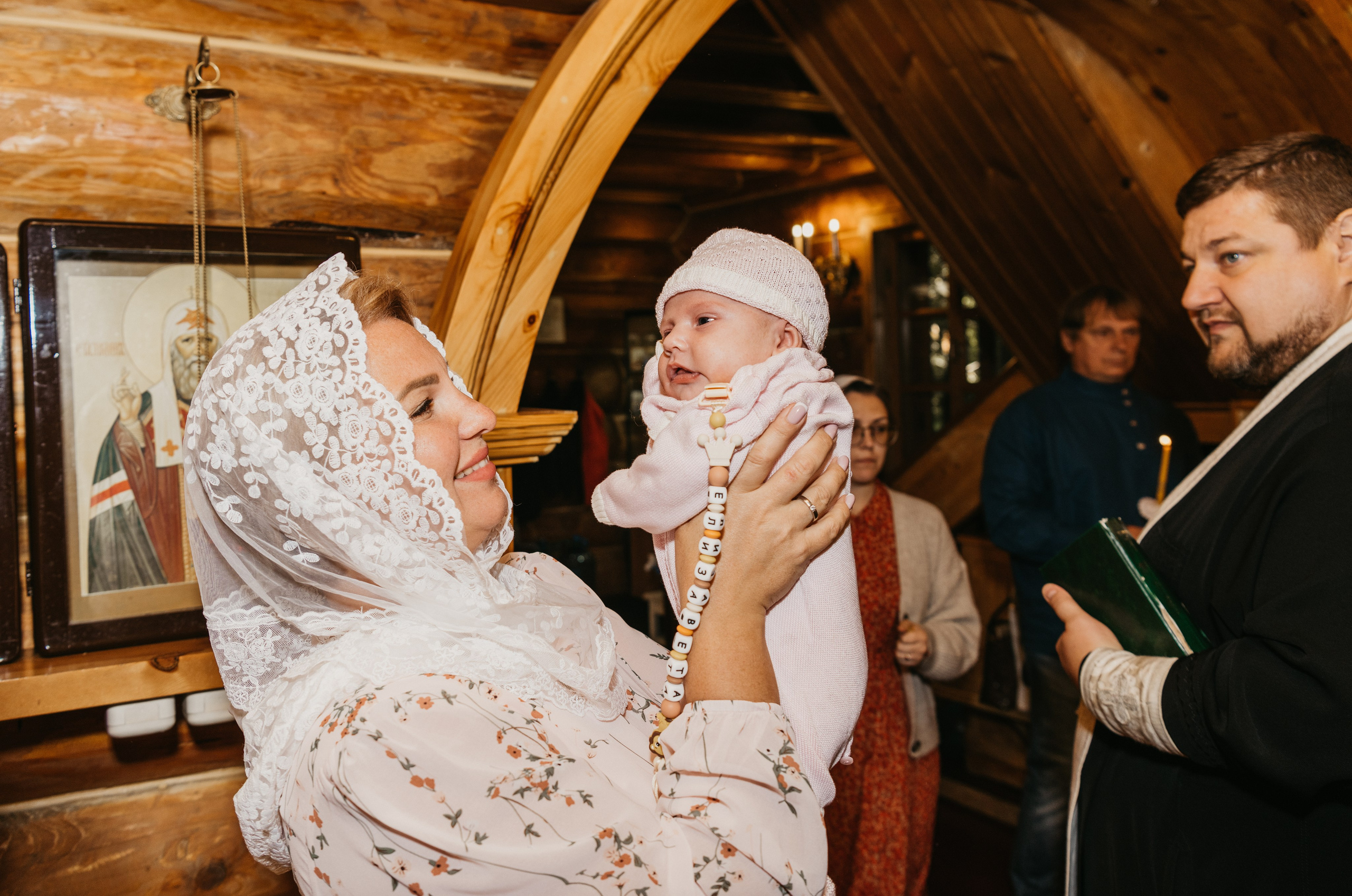 Крещение Елизаветы. Фотограф на выписку из роддома в Москве и МО