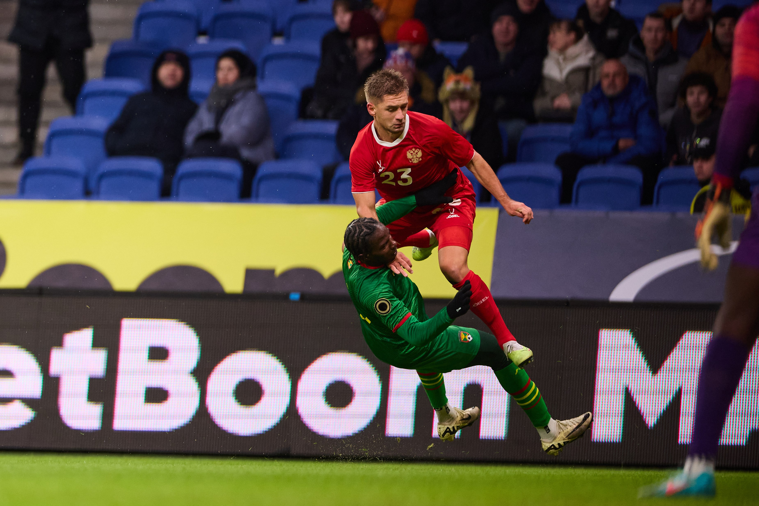 Товарищеский матч Сборная России — Сборная Гренады. Спортивный репортажный фотограф Казань Нафис Сиразетдинов