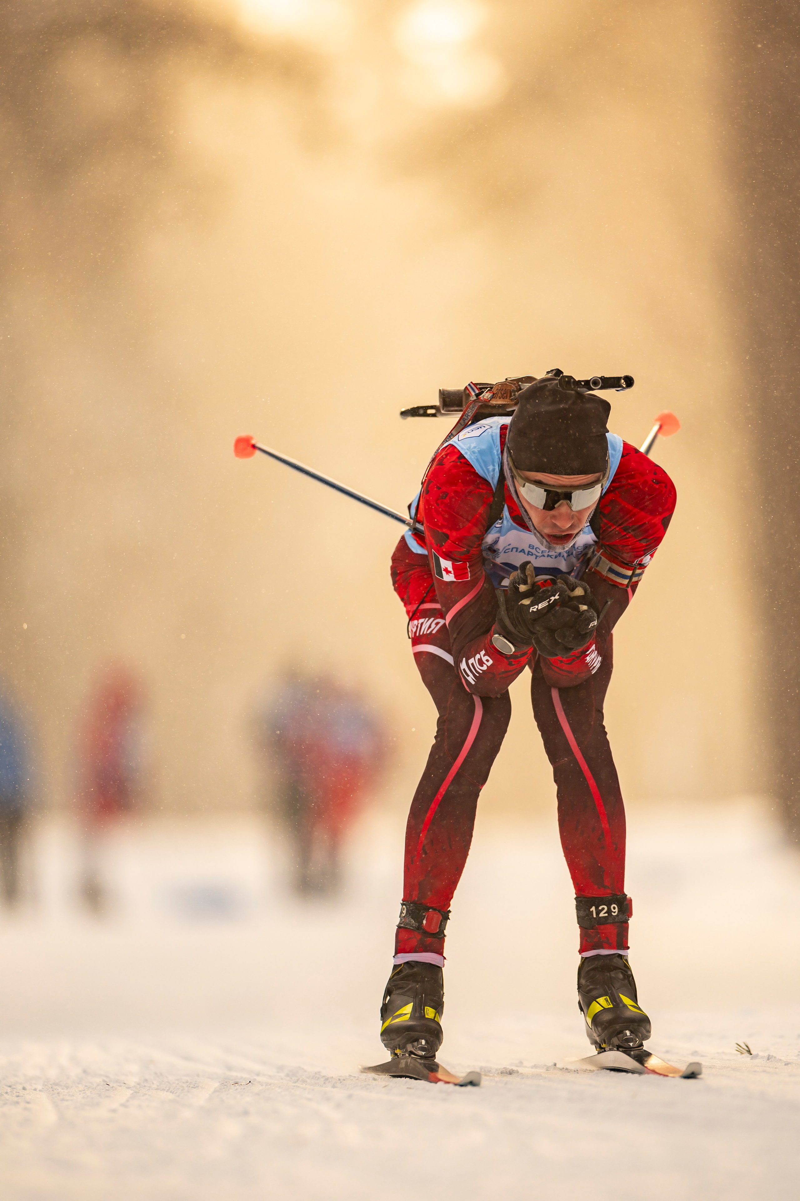 Всероссийская спартакиада по биатлону. Мужчины. Гонка преследования. Спортивный репортажный фотограф Казань Нафис Сиразетдинов