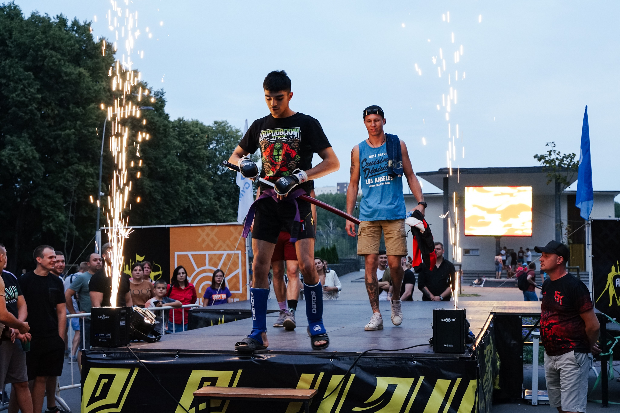 Вечер боев в ЦПКиО. Фотограф Надежда Погребняк | Рязань | Москва