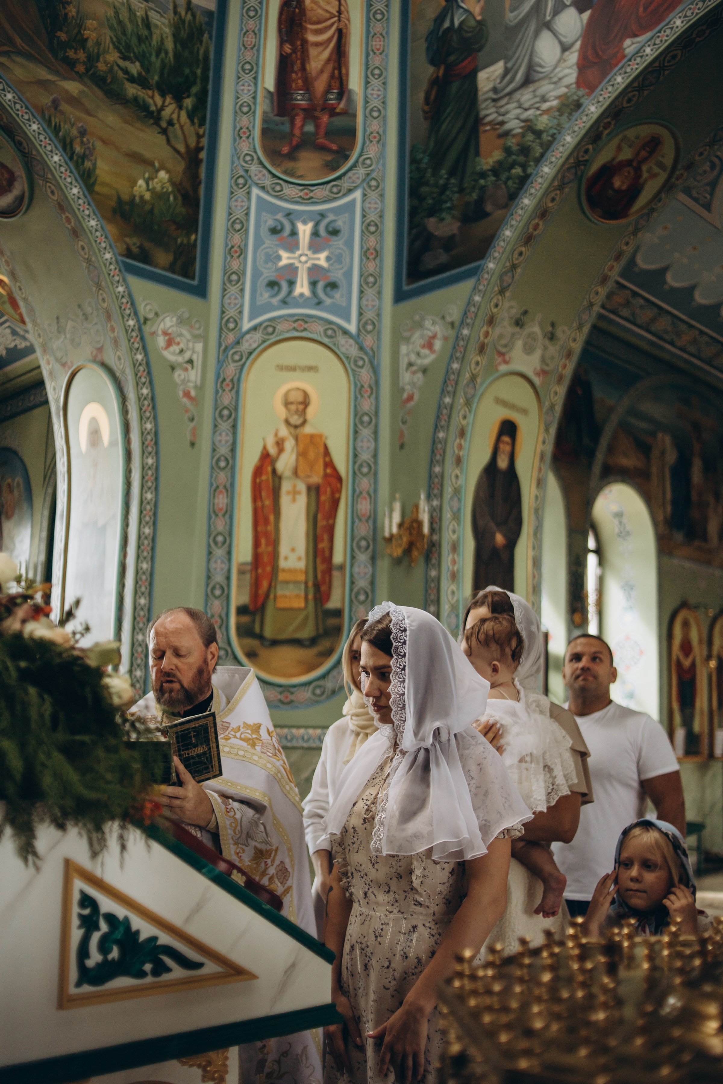 Крещение Варвары и Елизаветы. Семейный фотограф в Волгодонске Краченцева Анна