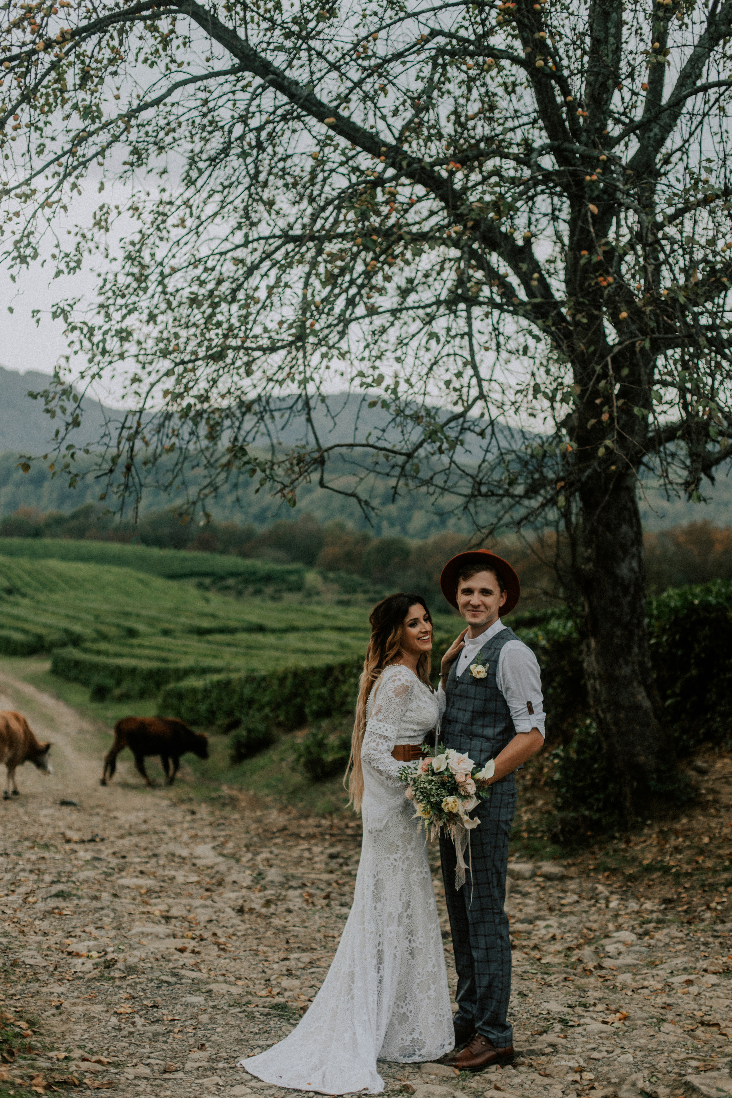 Дима и Аня. Чайная плантация. ФОТОГРАФ Екатеринбург Москва Анастасия Замесина