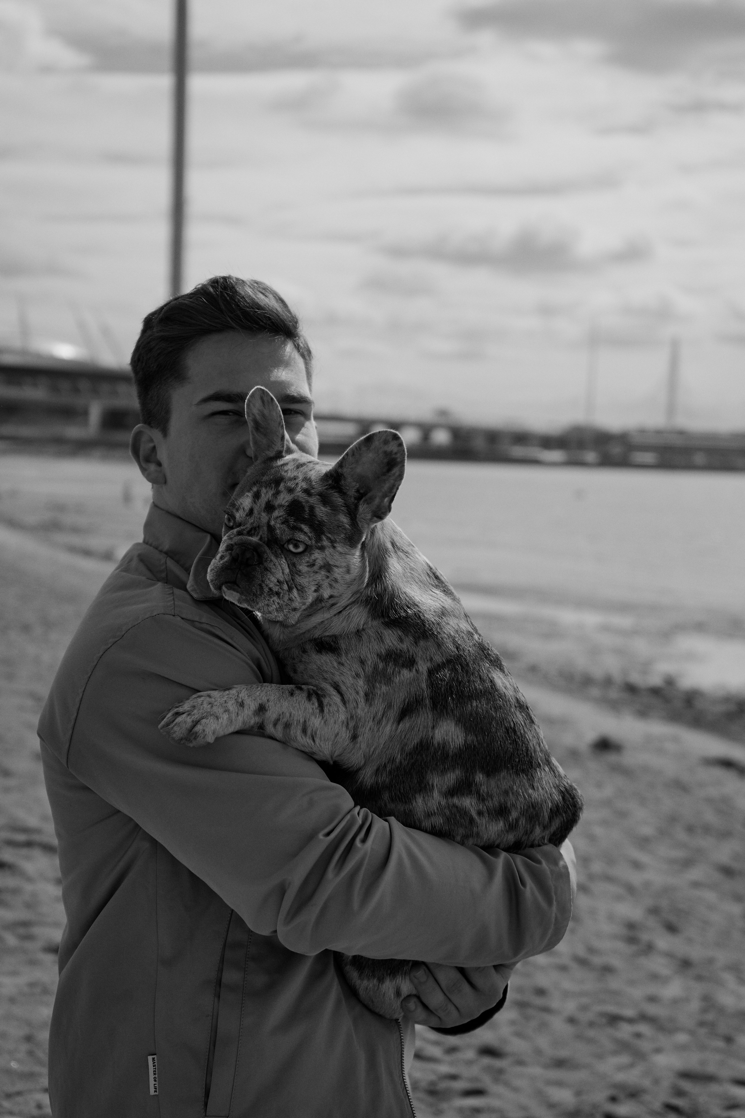 Фотосессия с собакой на заливе. Фотограф / Санкт-Петербург / Галина Никонова