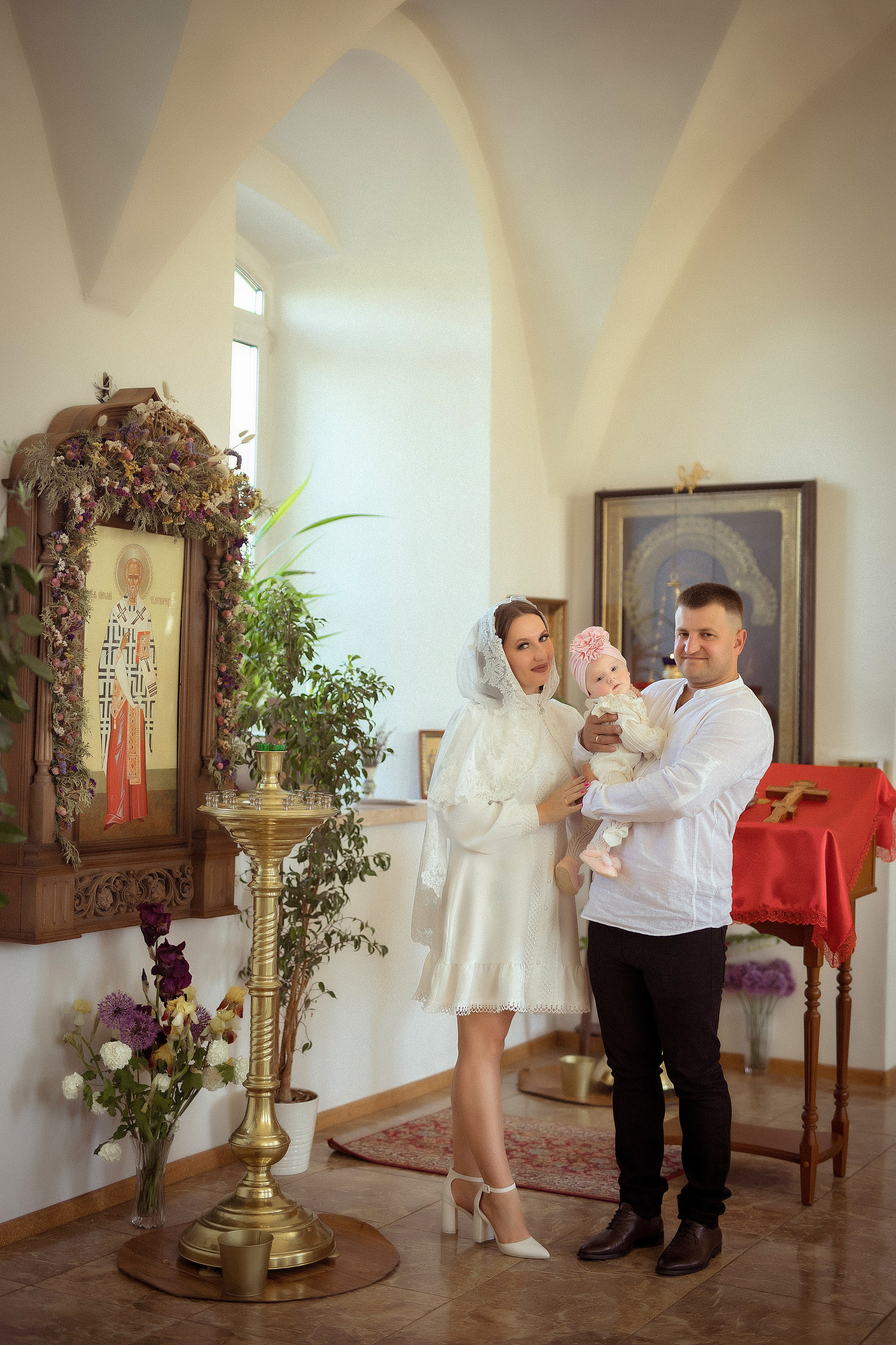Крещение Варвары Церковь Богоявления Господня. Фотограф на крещение и венчание