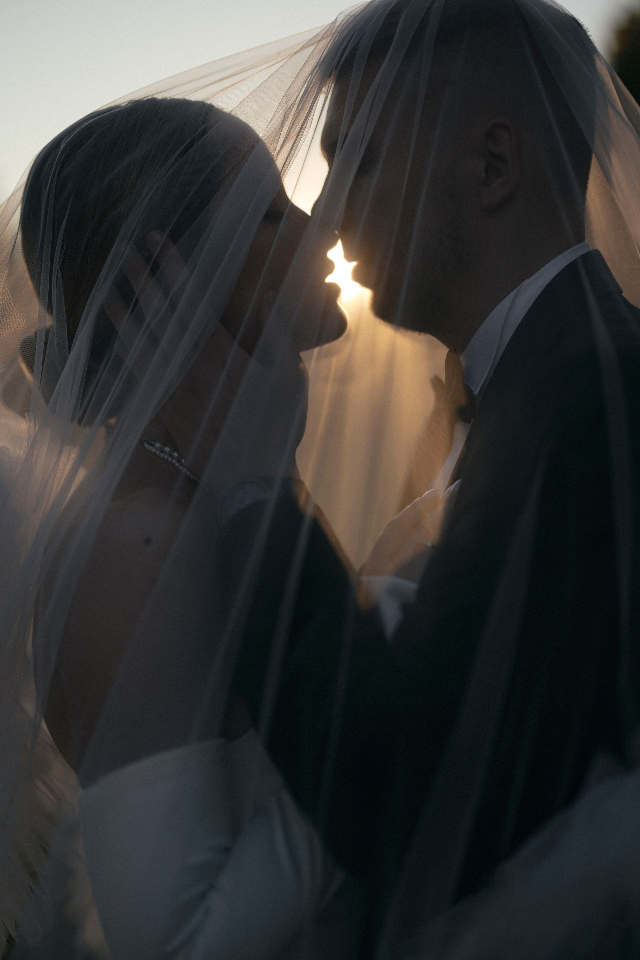 На закате. Свадебный фотограф в Москве