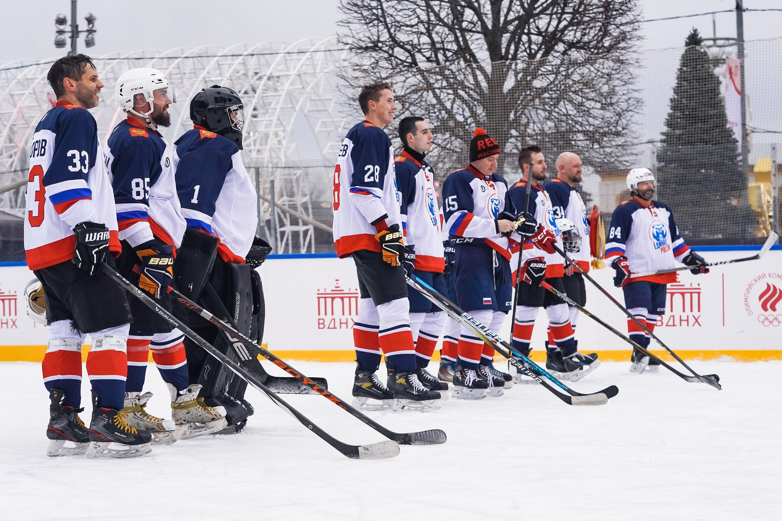 Хоккейный матч на ВДНХ. Анна, фотограф Москва, Зеленоград