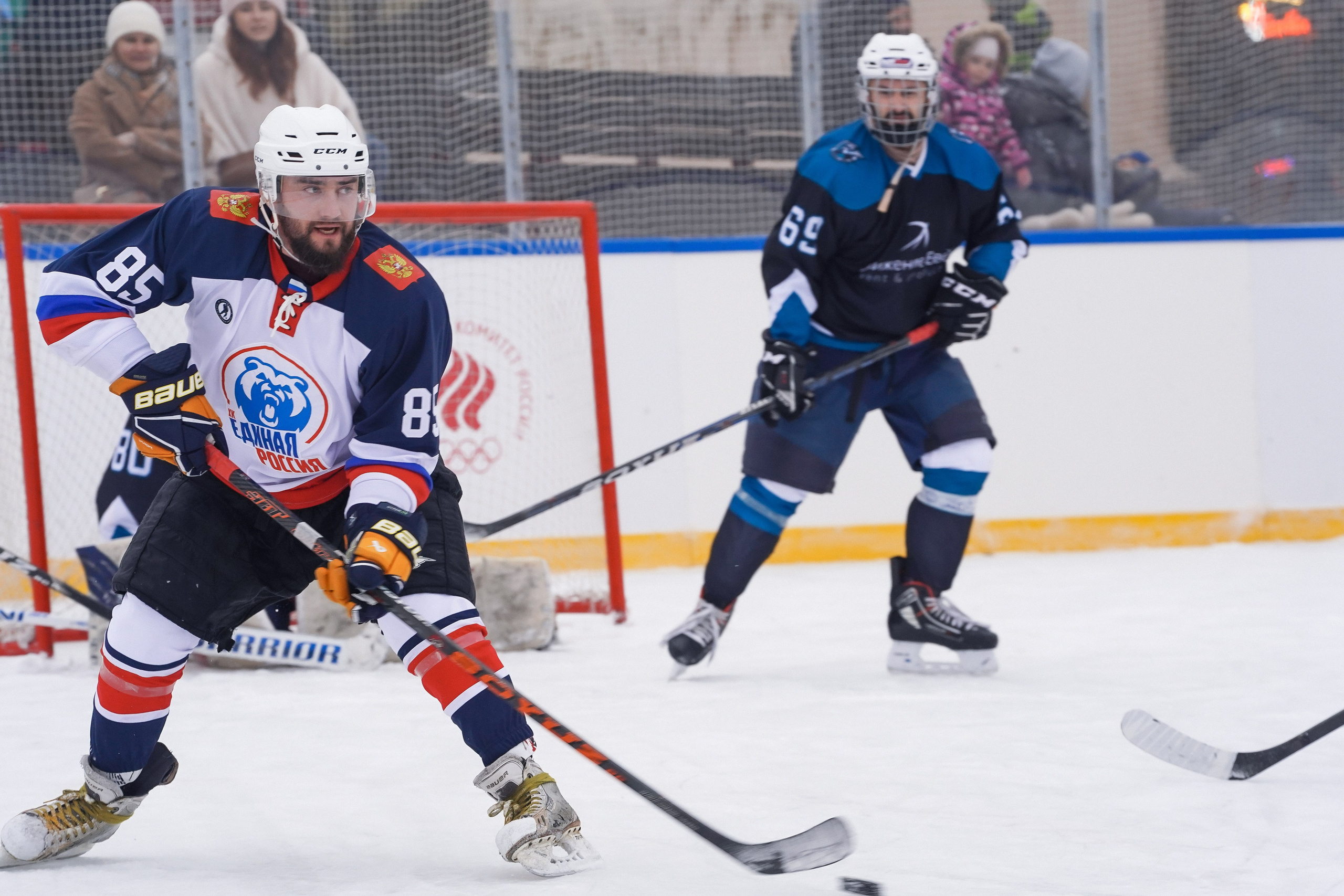 Хоккейный матч на ВДНХ. Анна, фотограф Москва, Зеленоград