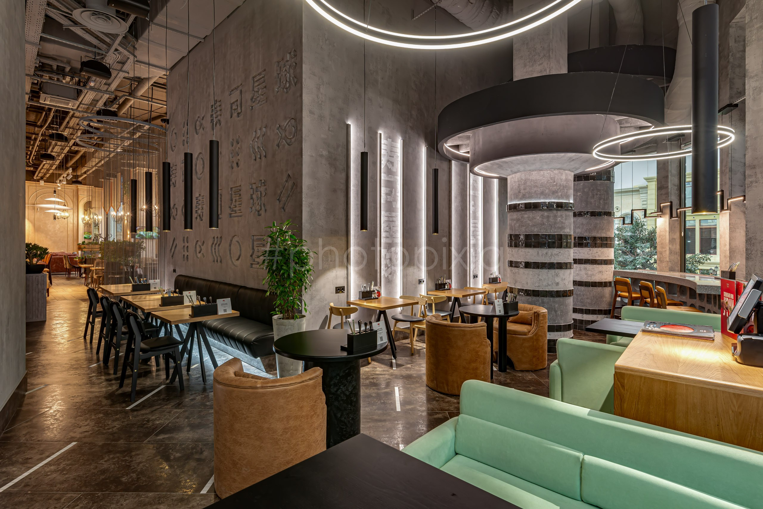 Фотосъёмка ресторанов IL Патио и Планета Суши. Интерьерная съёмка и виртуальные туры — Интерьерный фотограф Кузнецов Сергей (photopixiq)