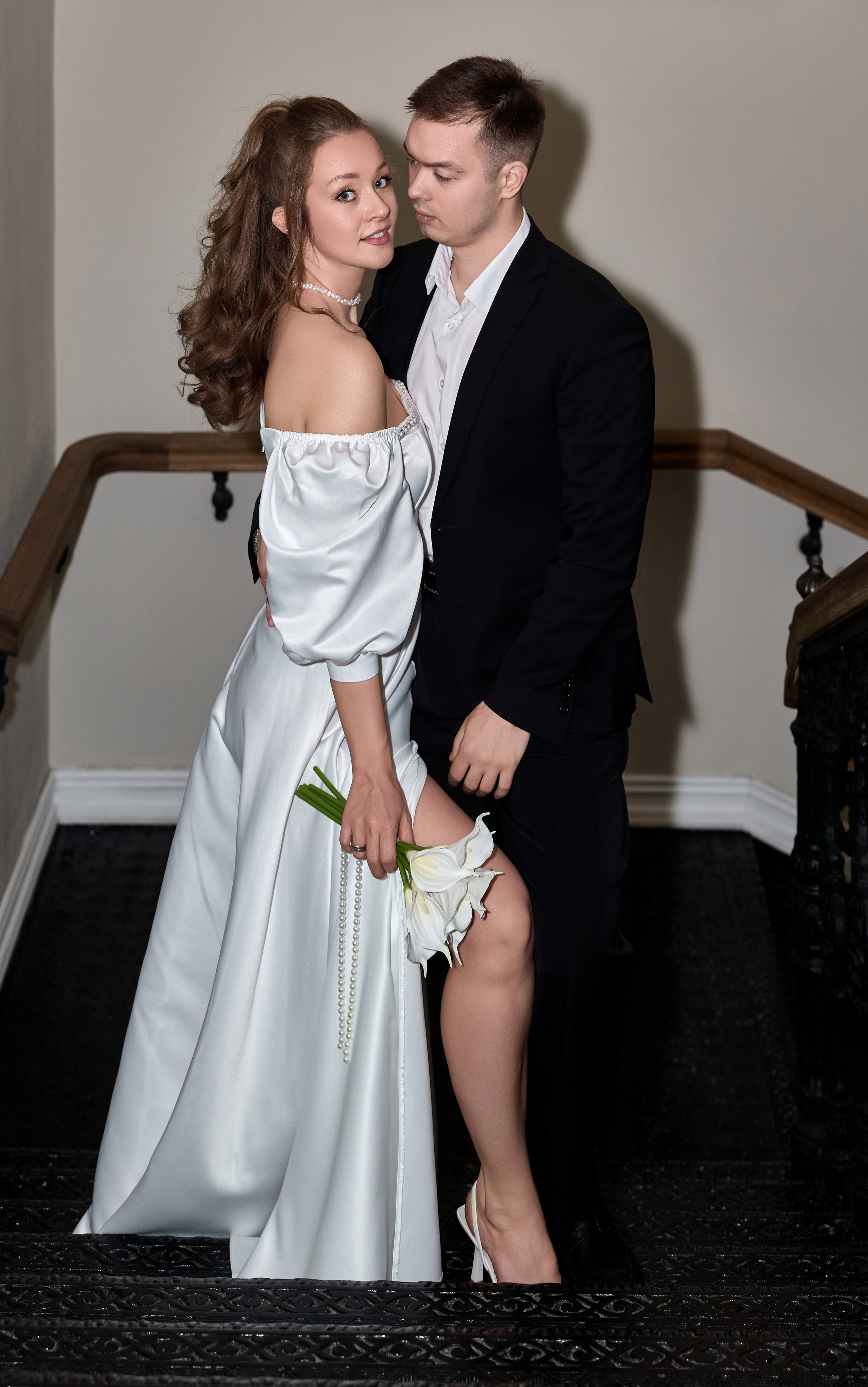 Свадебная фотосессия в гостинице и в студии