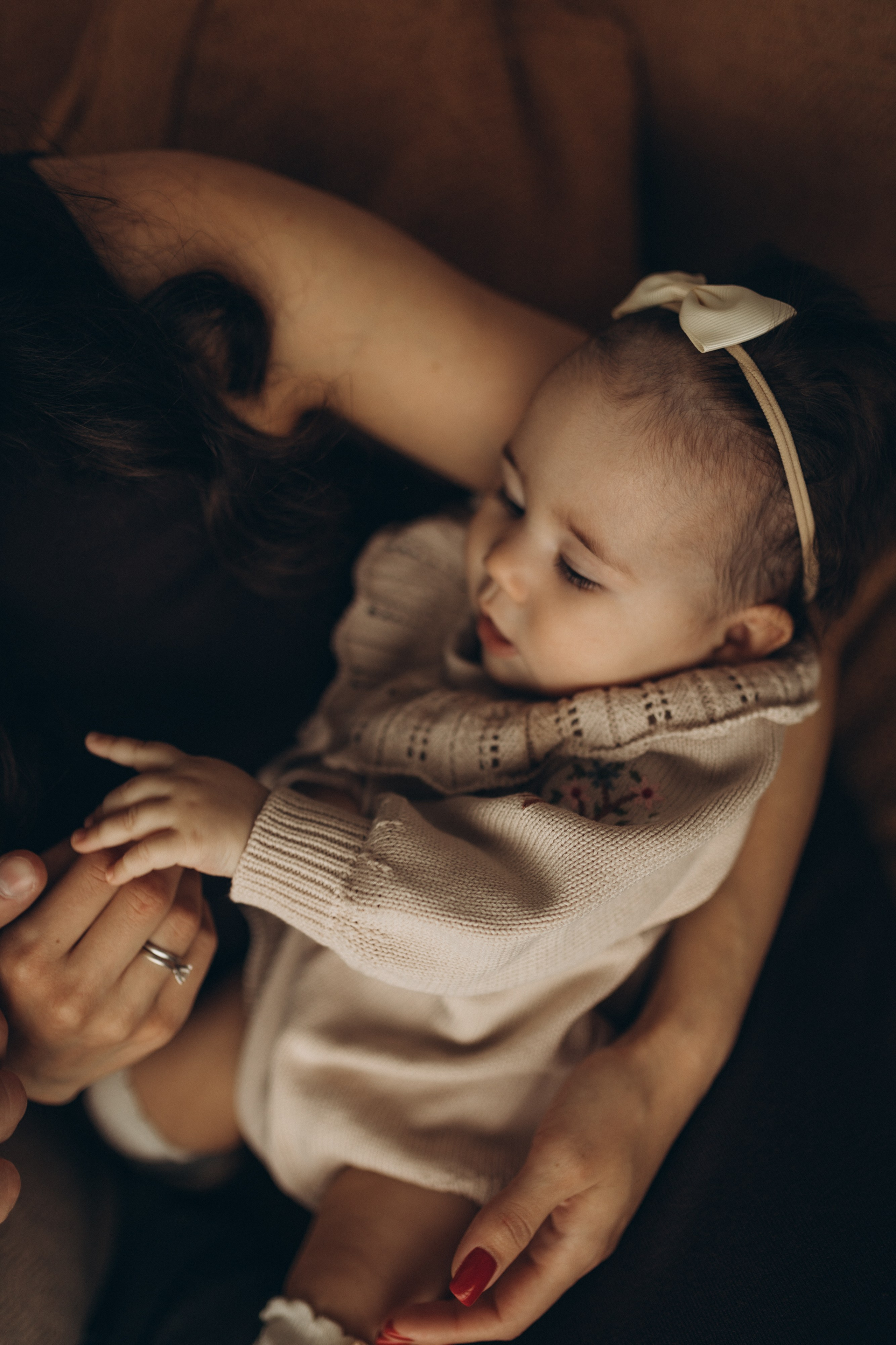 Арина с мамой и папой. Семейный фотограф Мария Маркова Москва и Одинцово