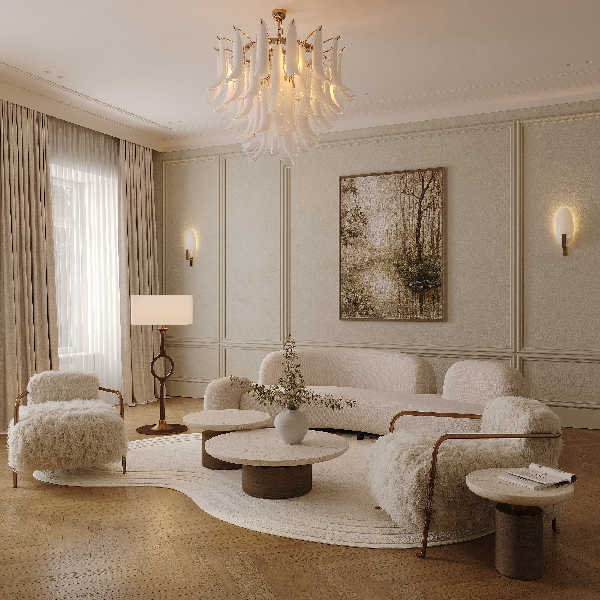 Living room/Amsterdam. Solovets visualization