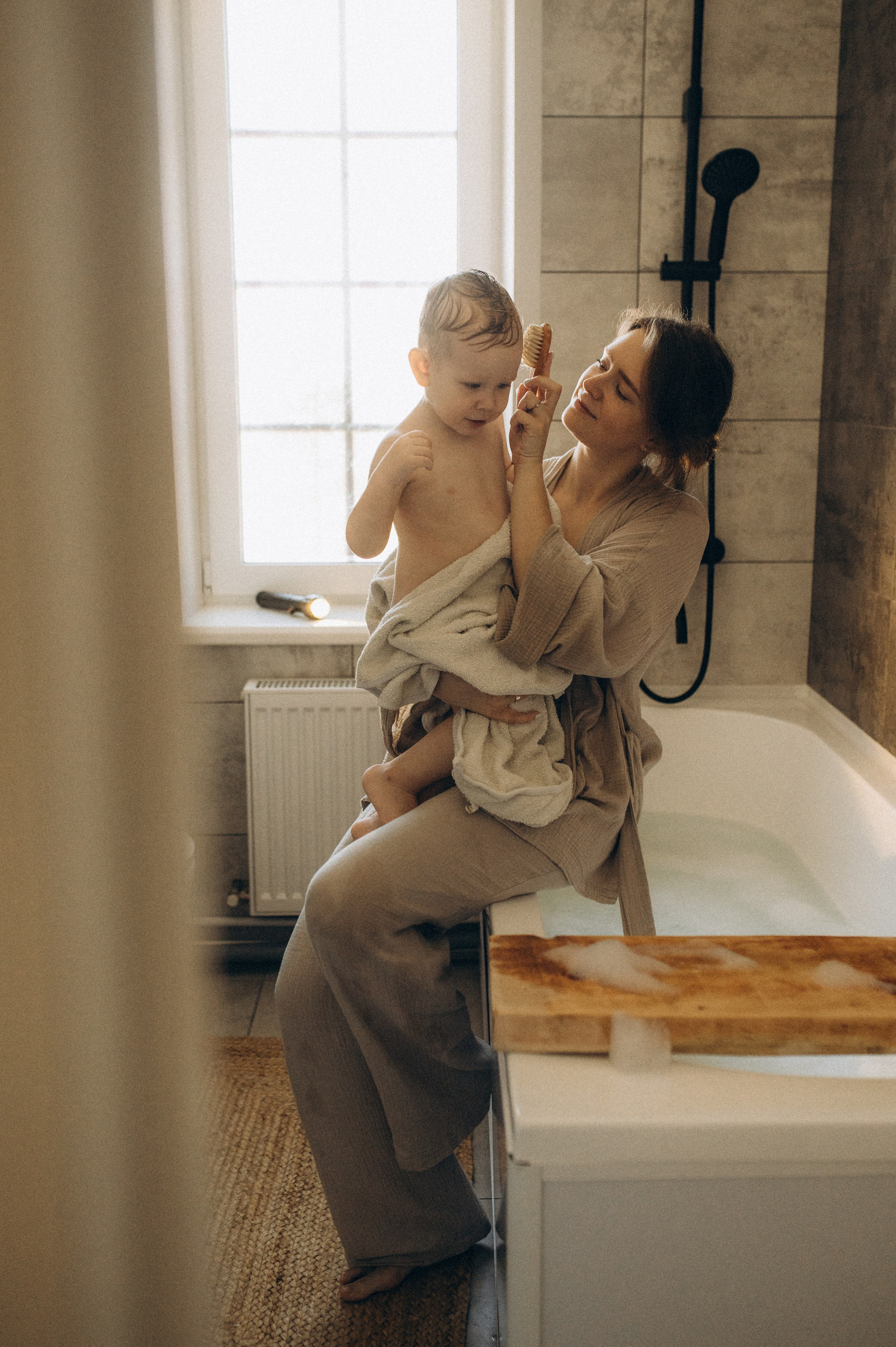 Съемка купания ребенка. Семейный фотограф в Новосибирске Женя Индрикова