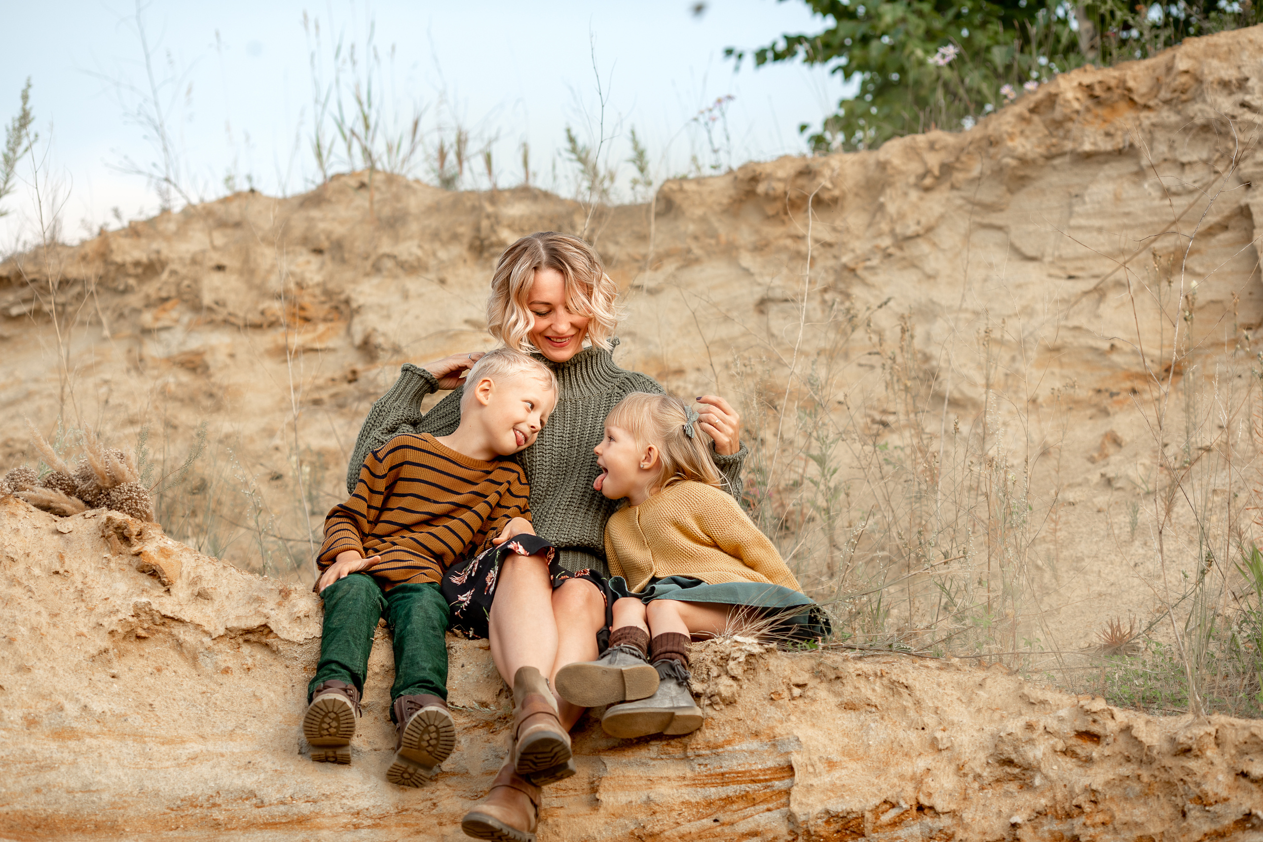 В карьере. Детский и семейный фотограф в Красноярске Елена Коровкина