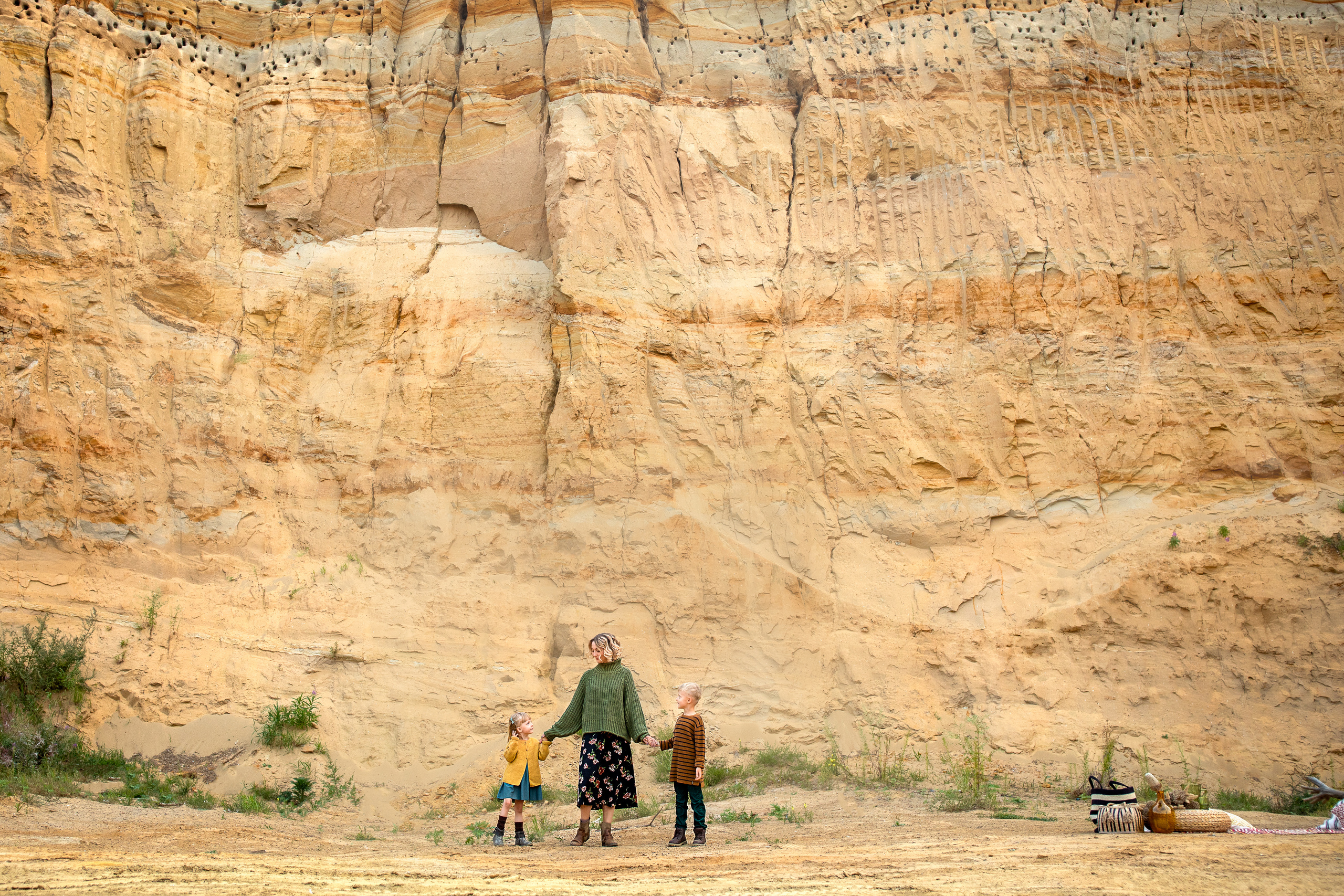 В карьере. Детский и семейный фотограф в Красноярске Елена Коровкина