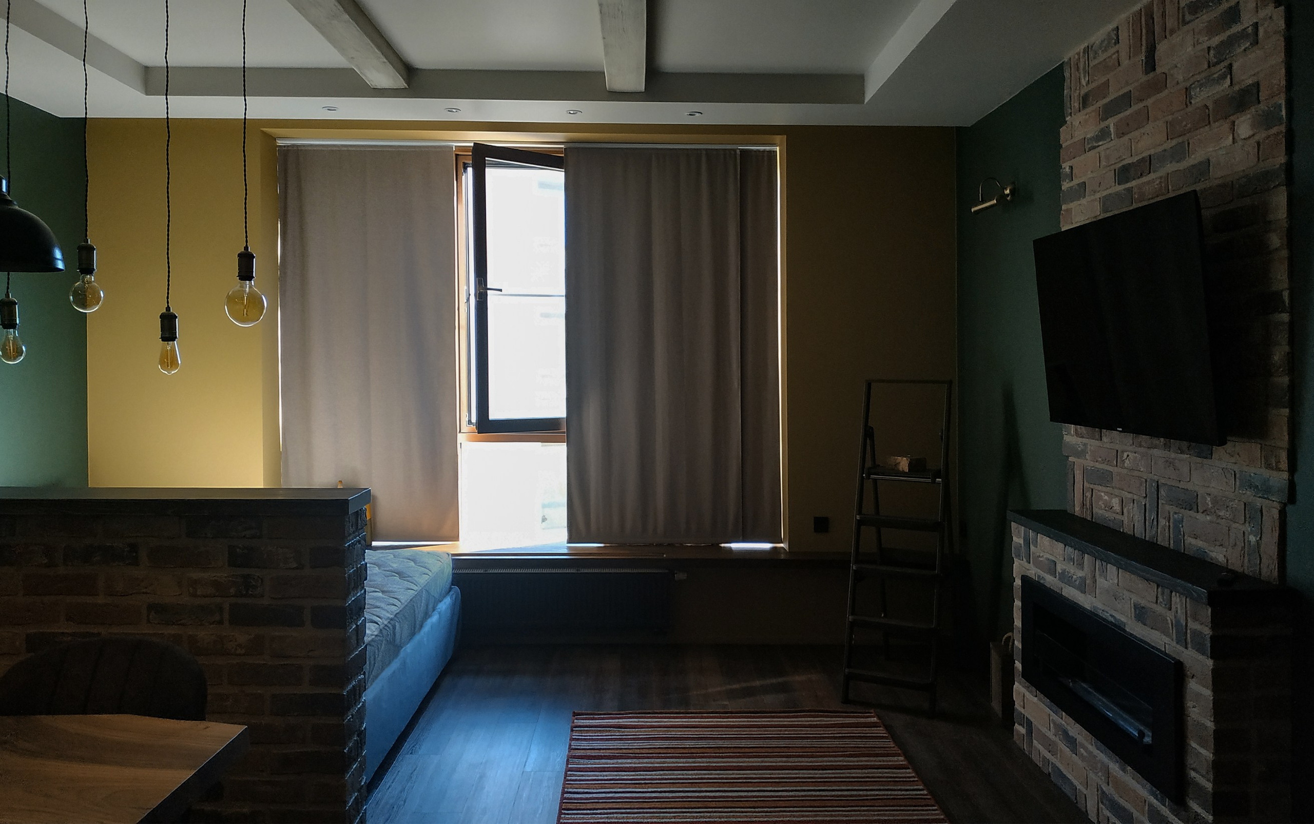 Квартира студия 46 кв. м. / Лофт / МЕСТО СИЛЫ. Дизайн интерьеров в сочетании с дизайн-проектом — лучший результат!