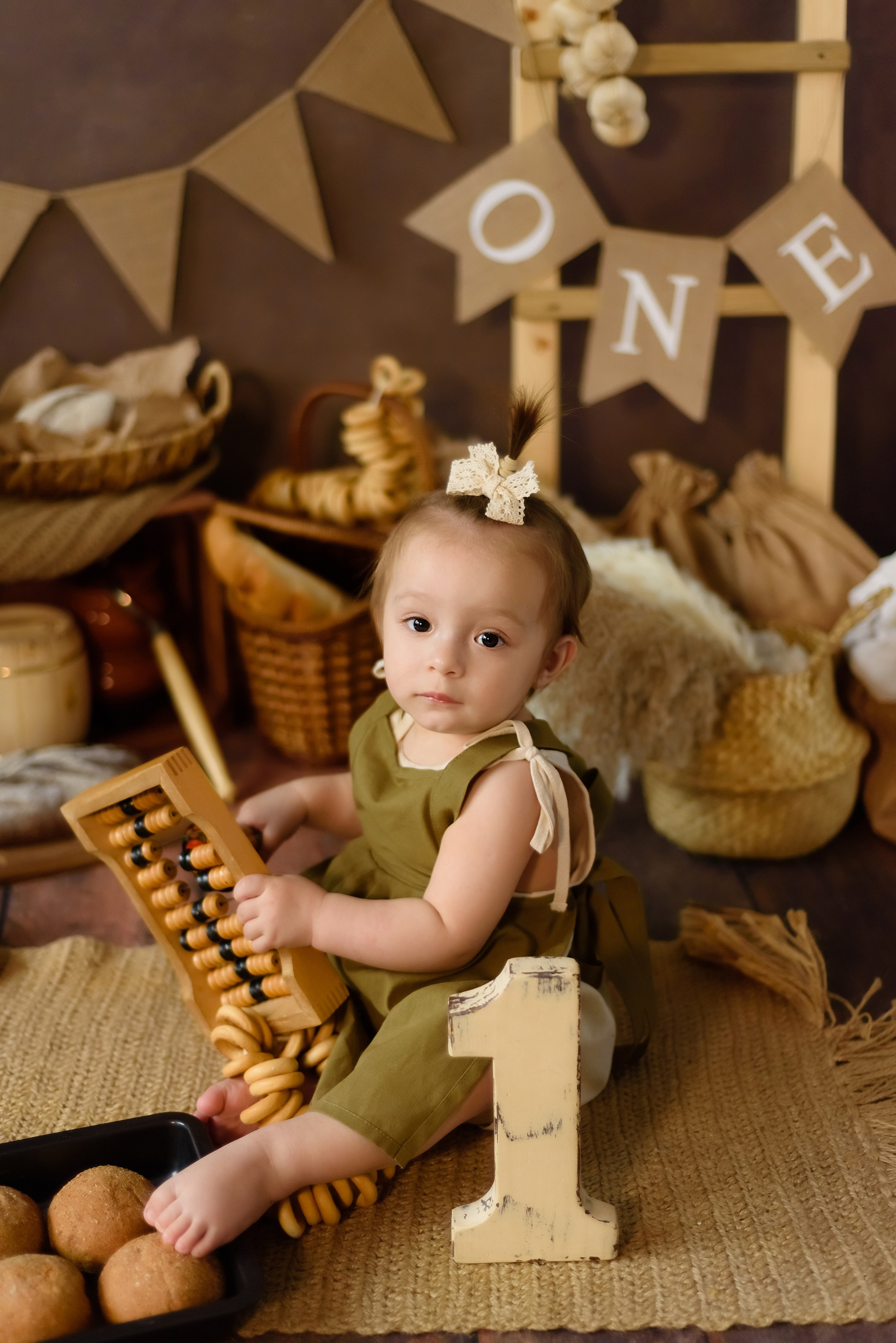 «Маленький пекарь» Дарина 1 годик. Детский Фотограф |Фотограф на годик в Брянске Ирина Романова